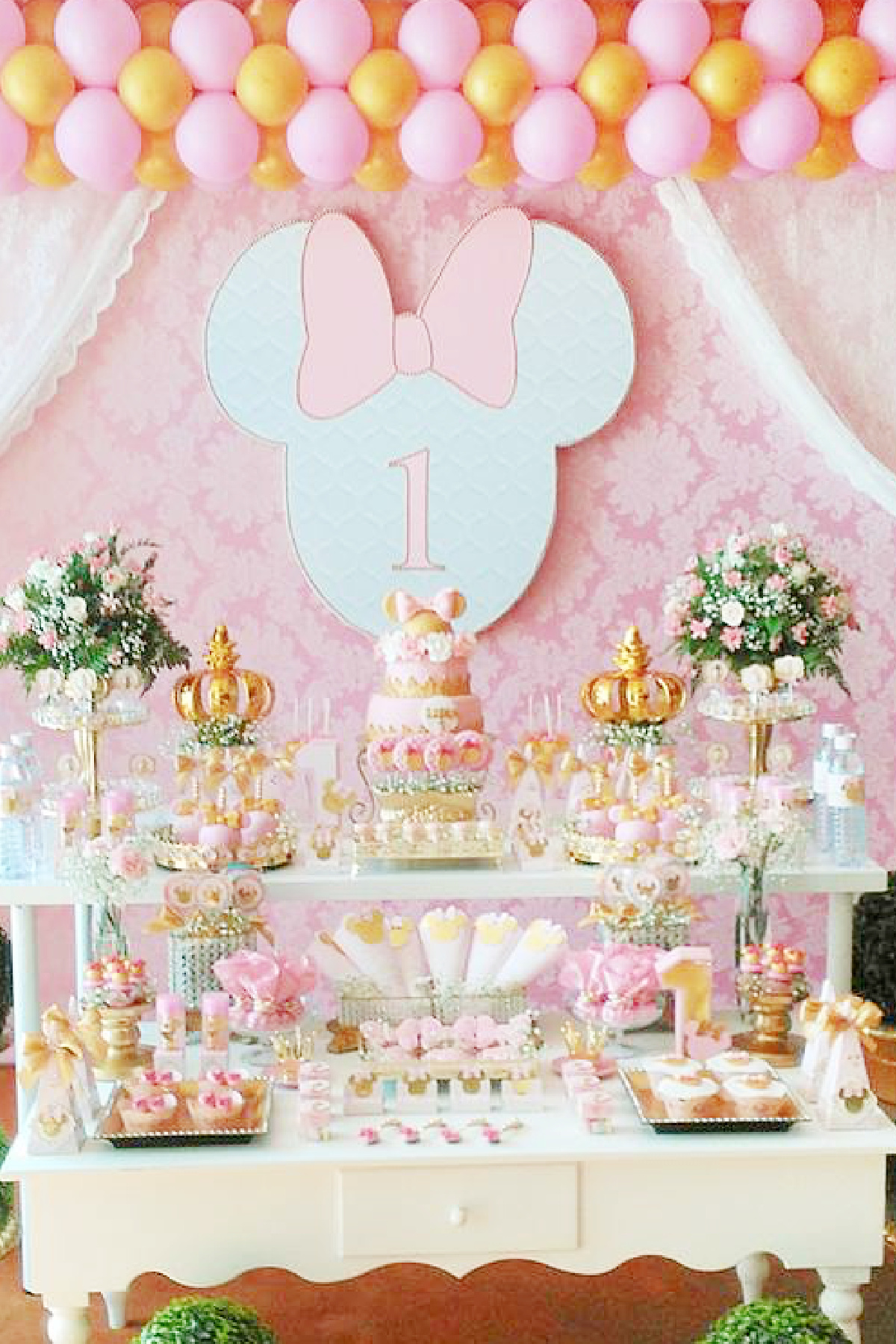 Minnie Mouse 1st birthday party