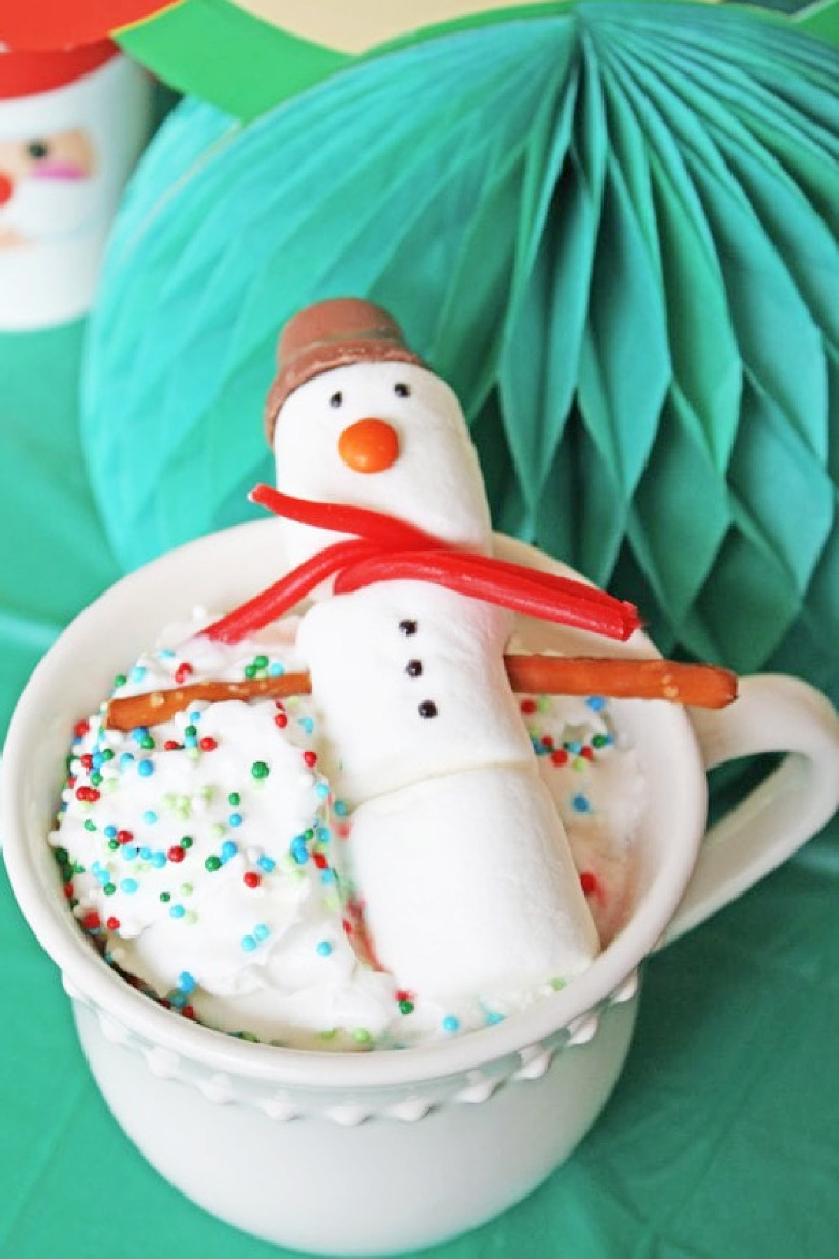 Marshmallow Snowman Hot Chocolate