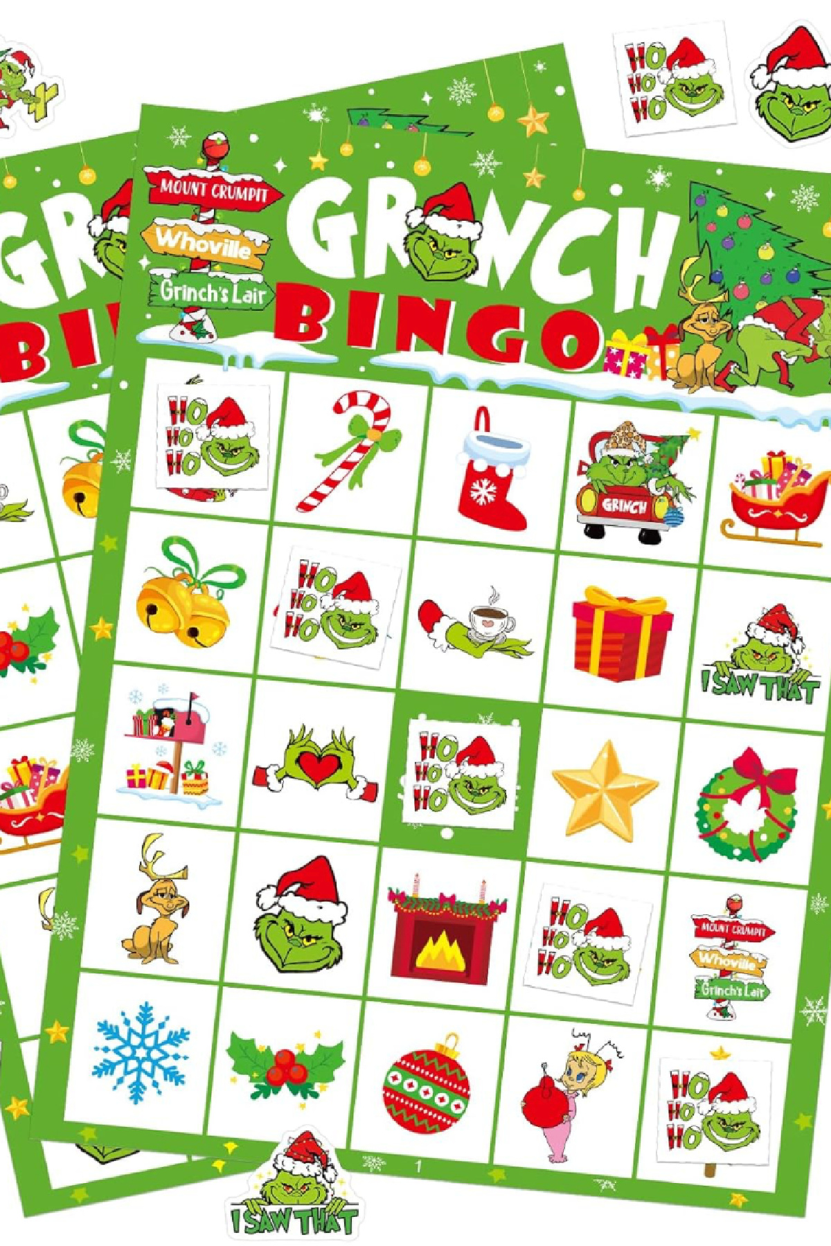 Free Printable Grinch Bingo Game for Kids Free Printable Grinch Bingo Game for Kids