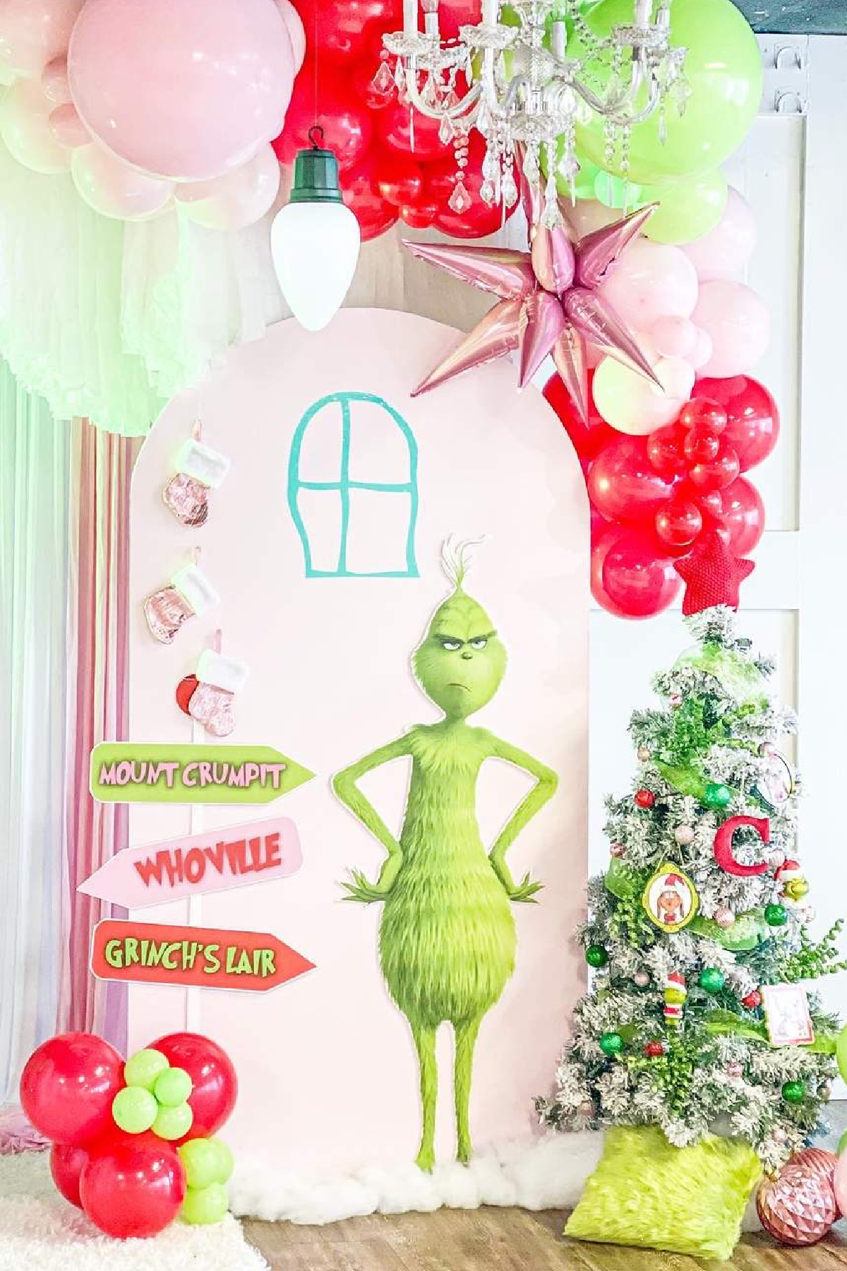 Grinch Christmas Party Decorations & Backdrop Ideas Grinch Christmas Party Decorations & Backdrop Ideas