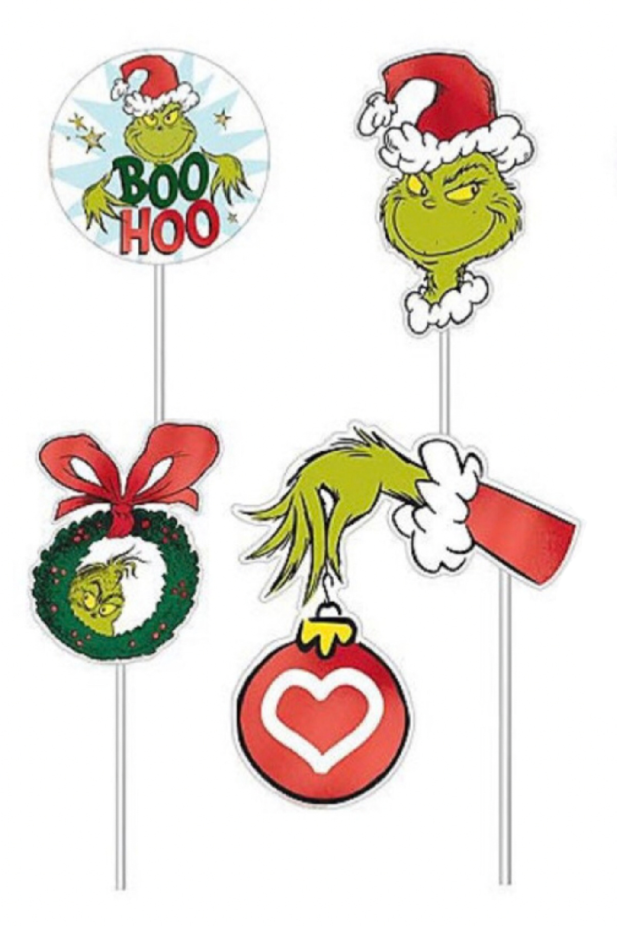 Grinch Photo Booth Props for Christmas Parties Grinch Photo Booth Props for Christmas Parties