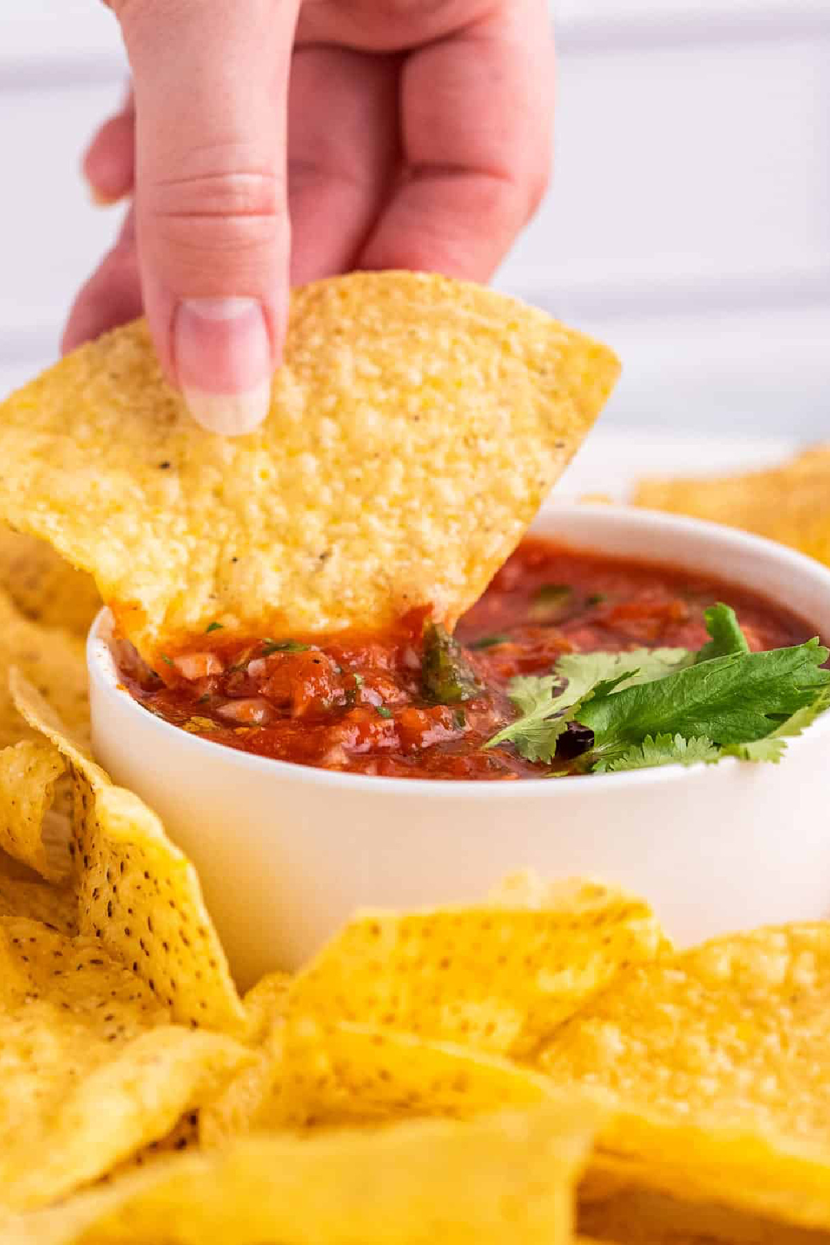 Cheap Party Food Ideas - Chips and Salsa