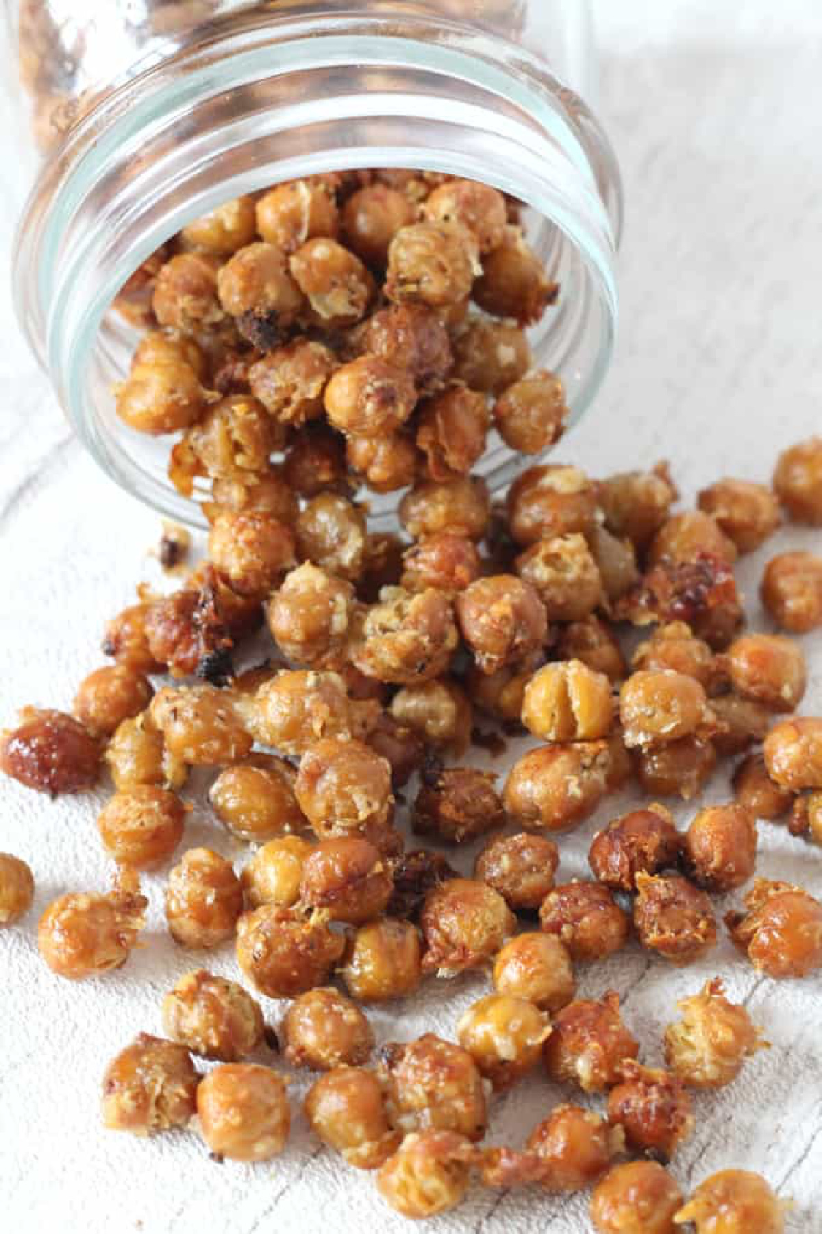 Cheap Party Food Ideas - Garlic Parmesan Roasted Chickpeas