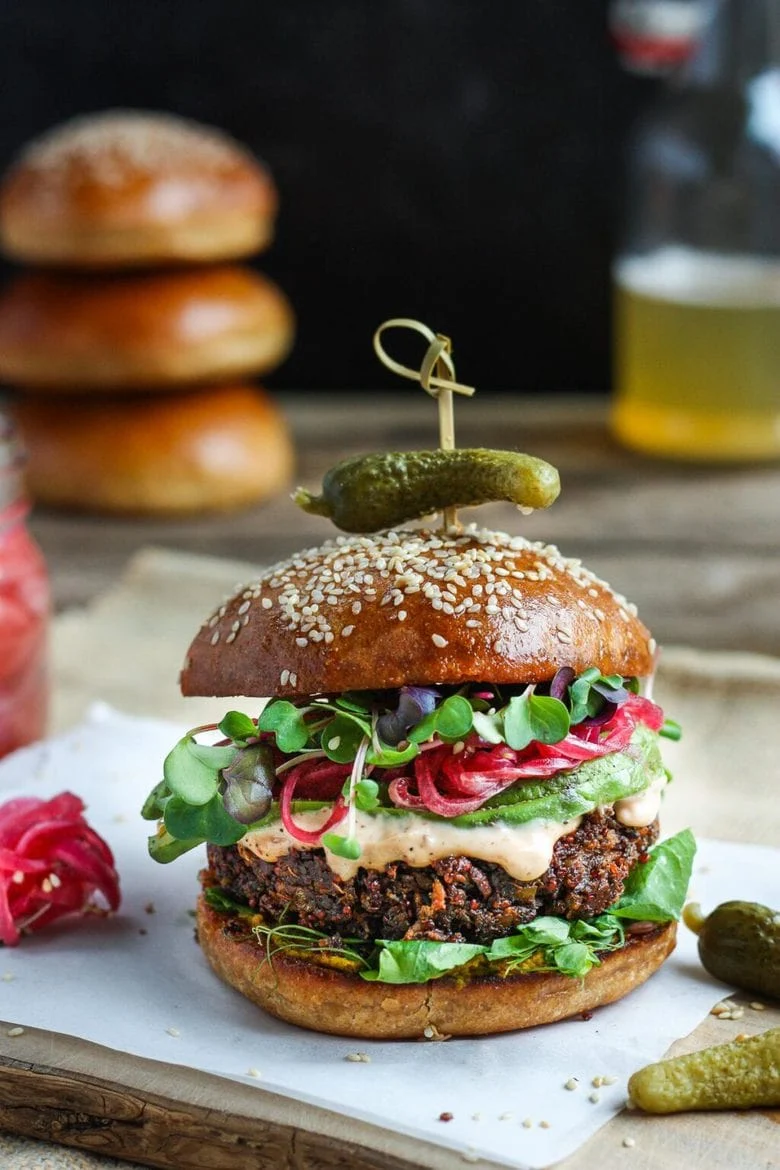 Cheap Party Food Ideas - Homemade Veggie Burgers