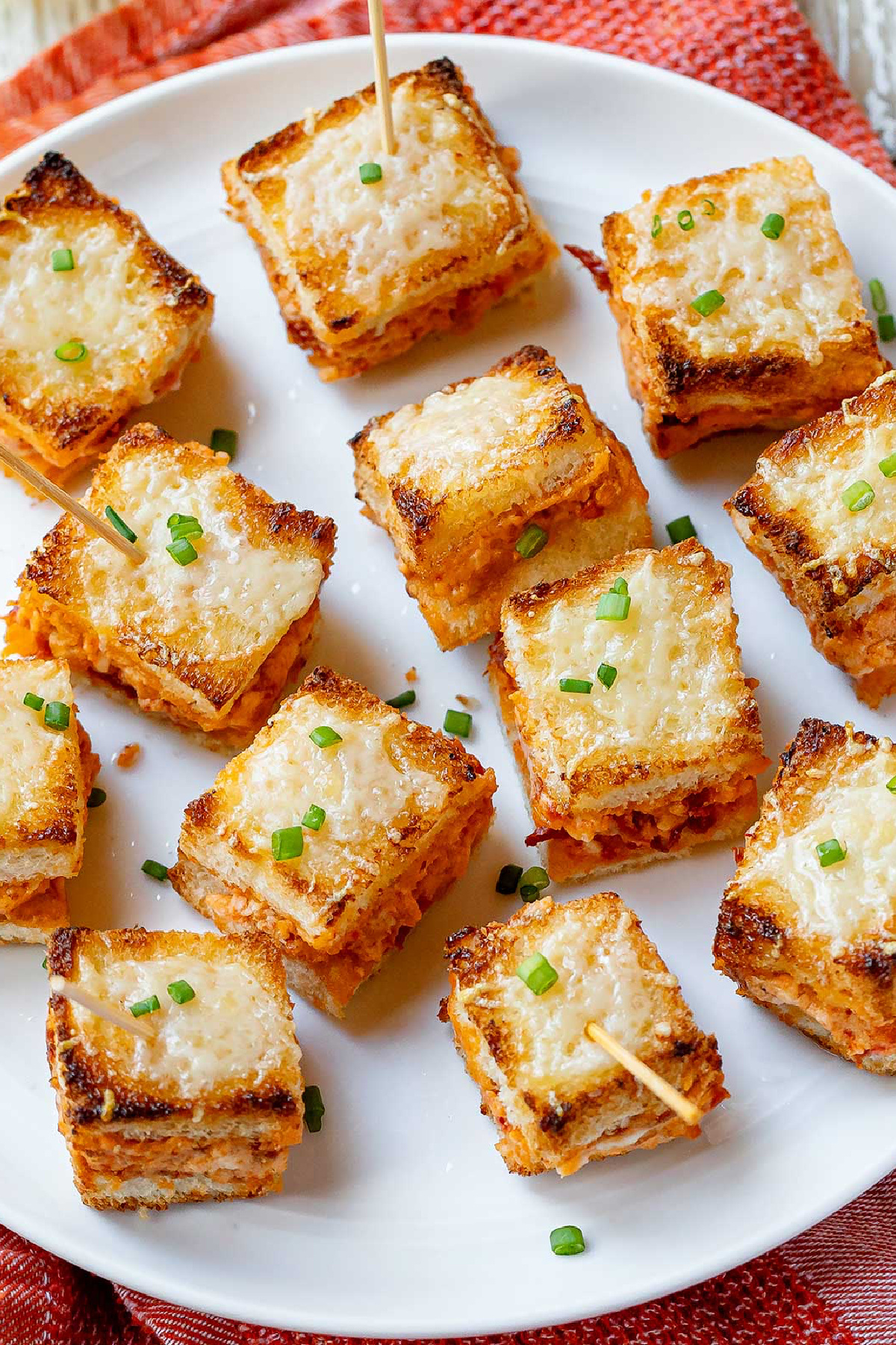 Cheap Party Food Ideas - Mini Grilled Cheese Sandwiches