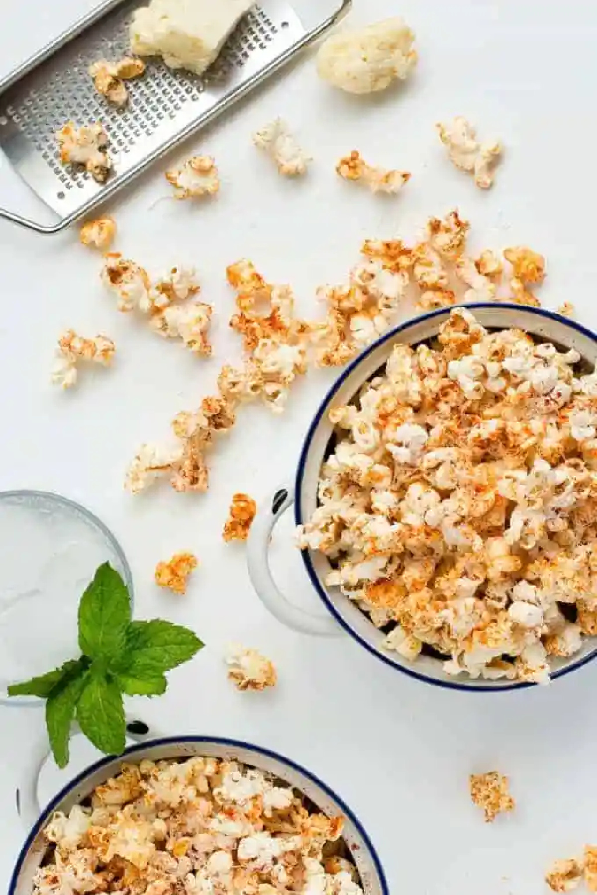 Cheap Party Food Ideas - Spicy Parmesan Popcorn