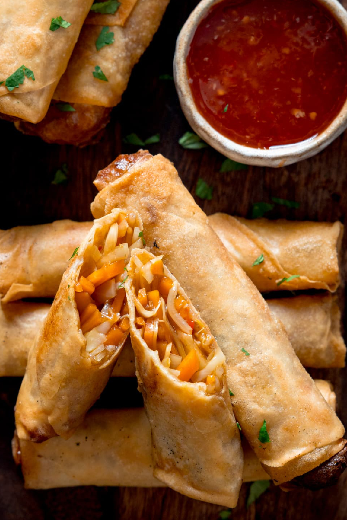 Cheap Party Food Ideas - Vegetable Spring Rolls