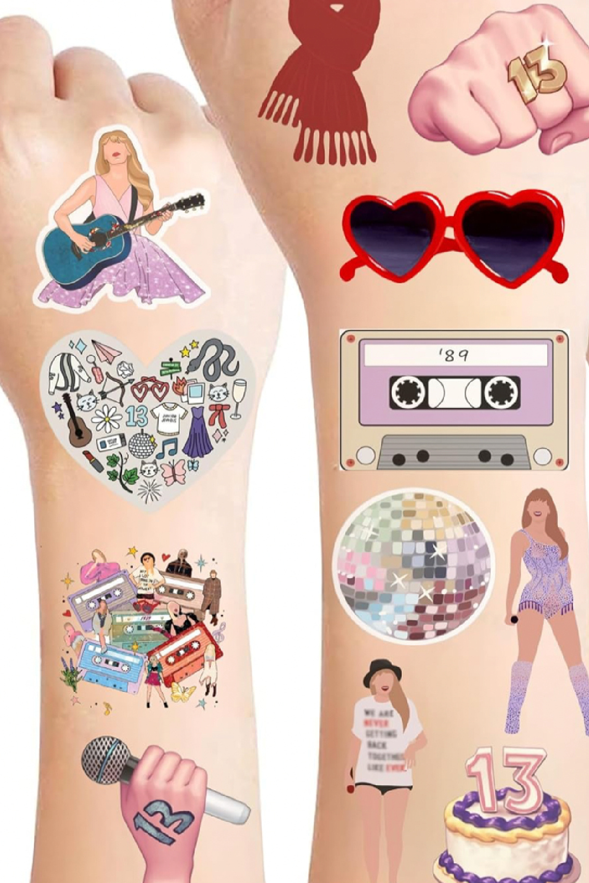 Taylor Swift Temporary Tattoo Party Favors