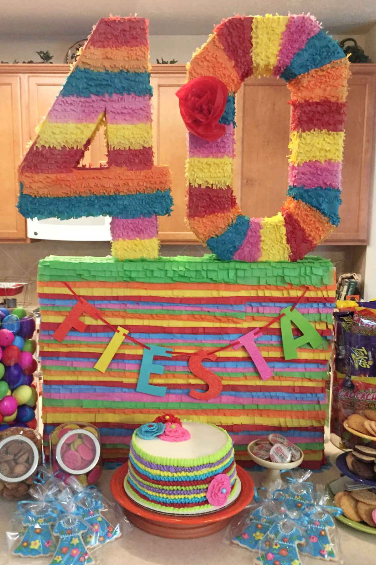 Mexican Fiesta-Themed 40th Birthday Party