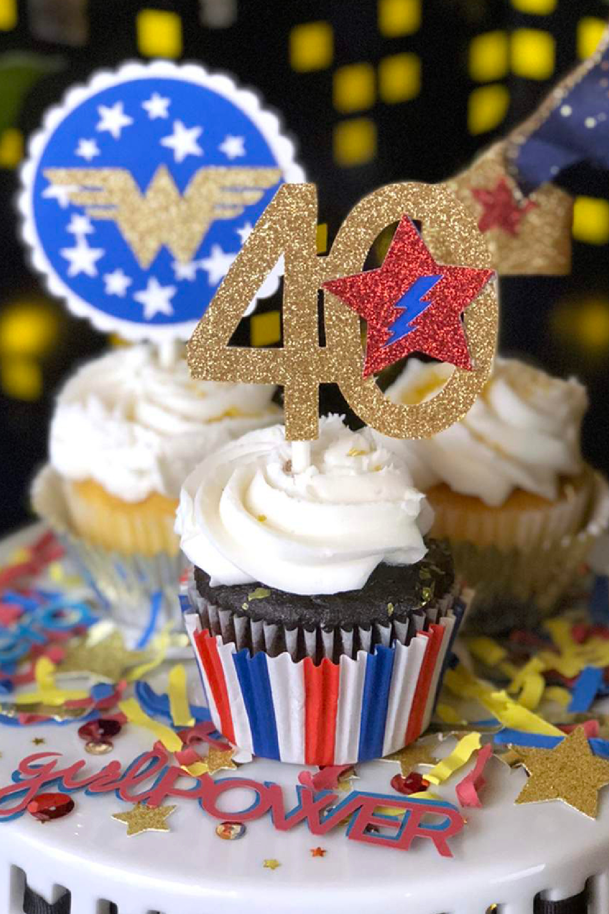 Wonder Woman-Themed 40th Birthday Party