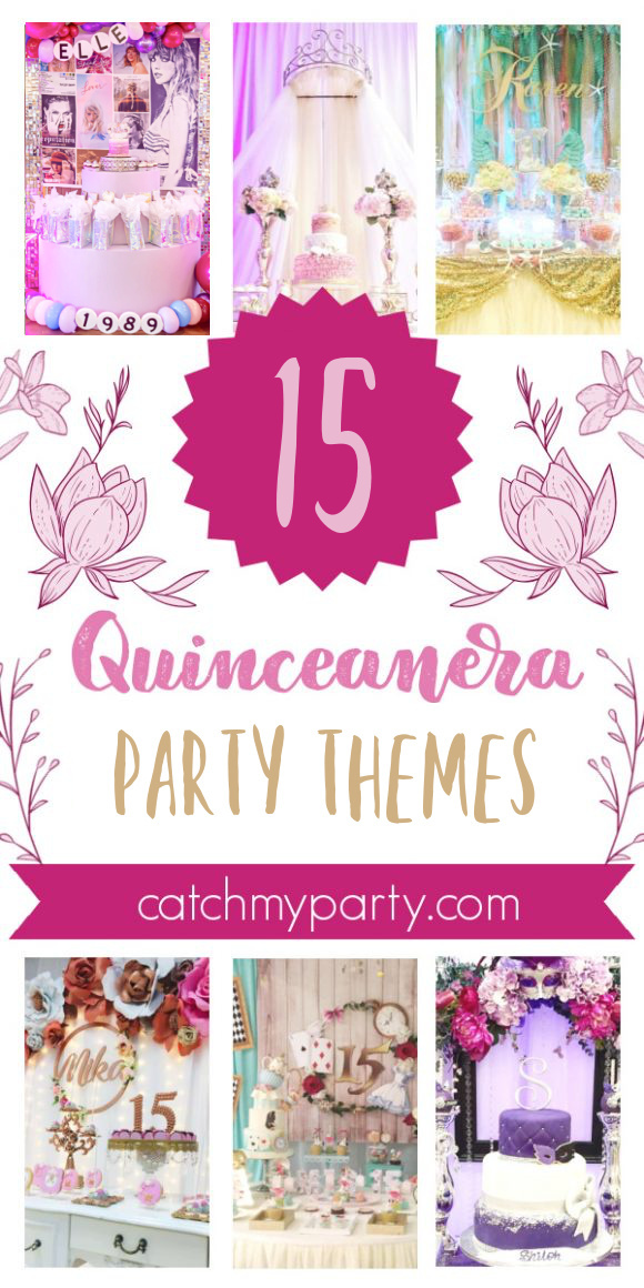 Fall in love with these 15 Popular Quinceañera Themes!