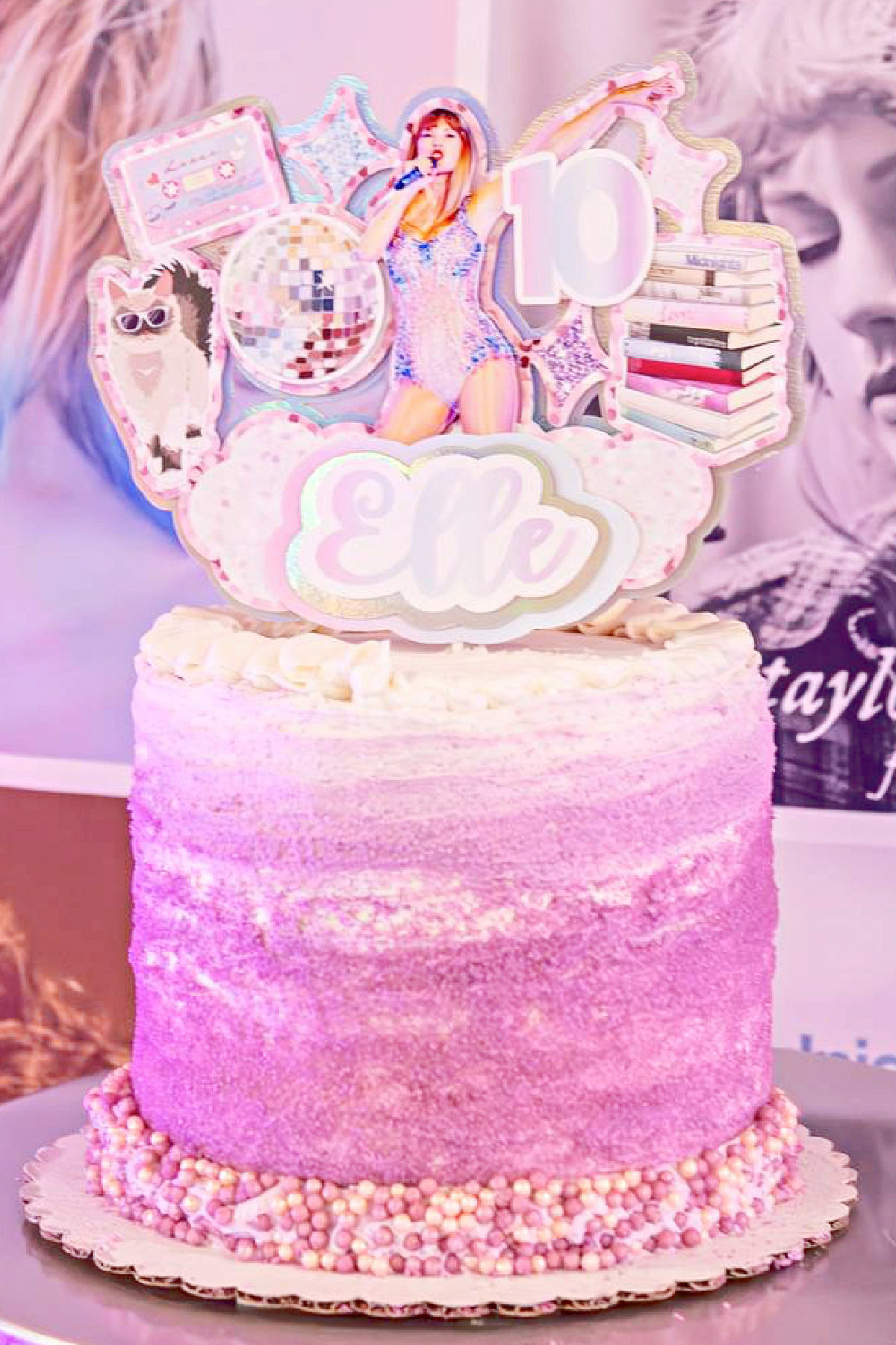 Taylor Swift Eras Tour Birthday Cake