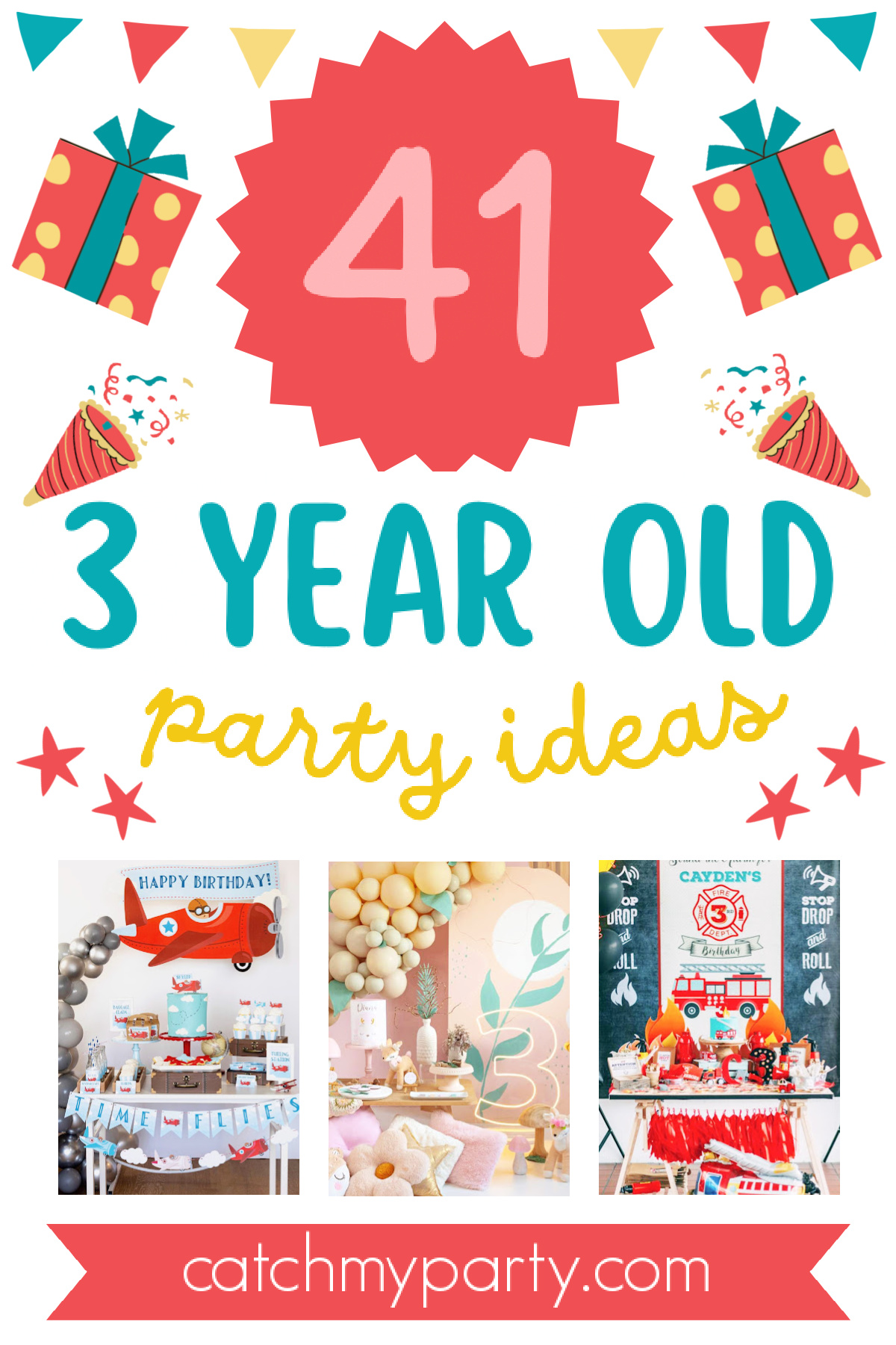 41 Amazing 3 Year Old Party Ideas For Girls and Boys!