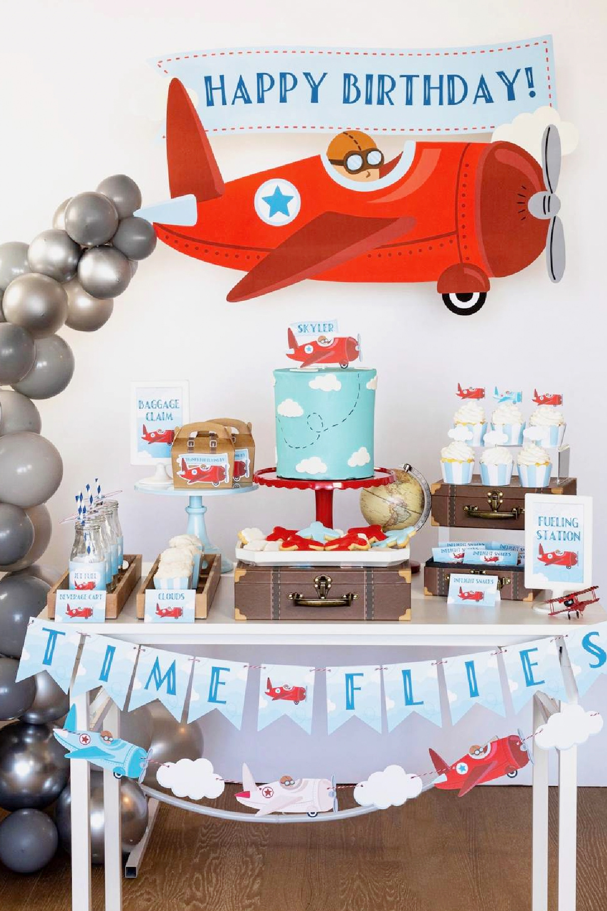 Airplane Birthday Party