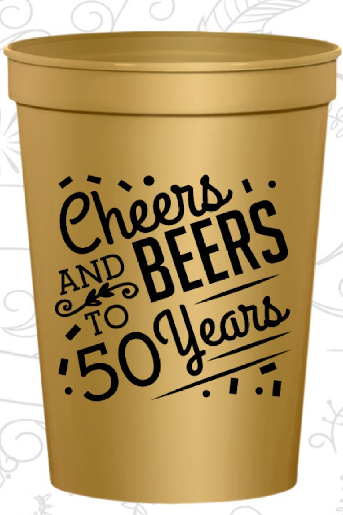 50th Birthday Party Cups
