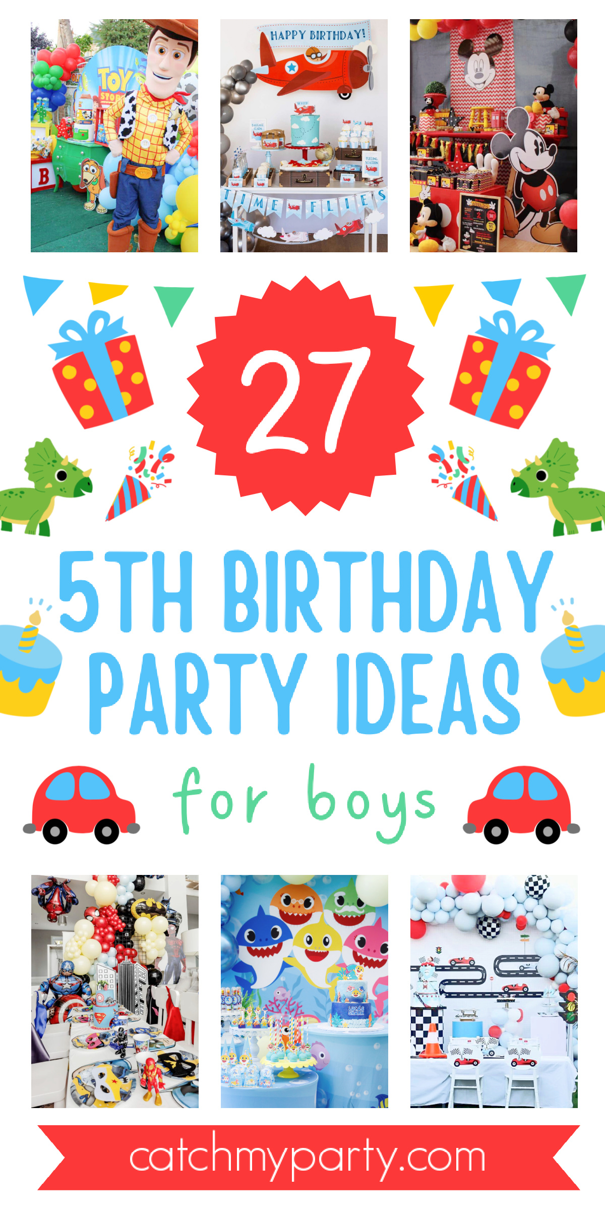 27 TRENDING Party Ideas for 5-Year-Old Boys! (2024)🎉