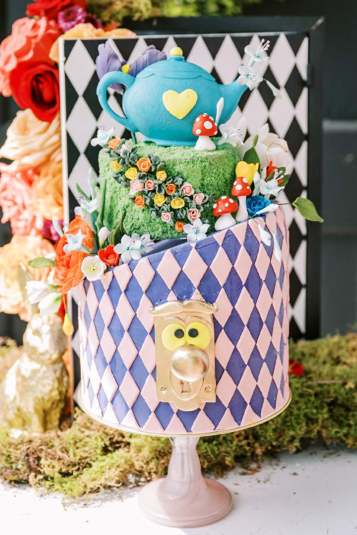 Alice in Wonderland Birthday Cake