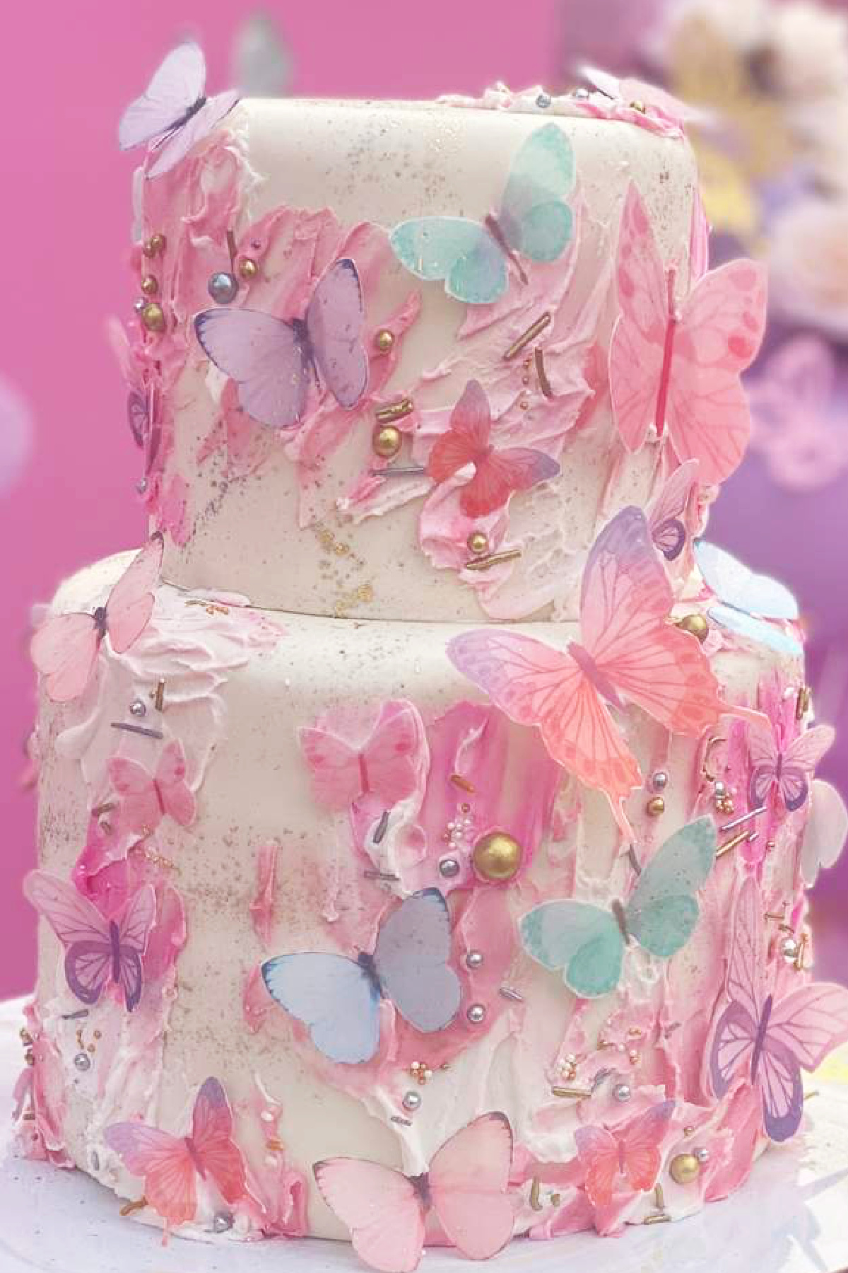 Butterfly Birthday Cake Butterfly Birthday Cake