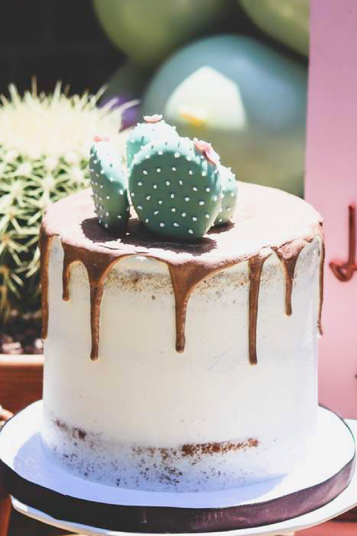 Cactus Birthday Cake Cactus Birthday Cake