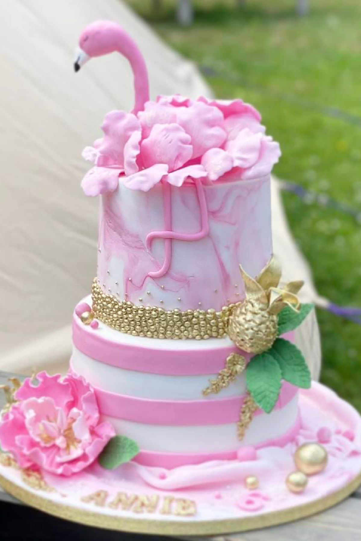 Flamingo Birthday Cake Flamingo Birthday Cake