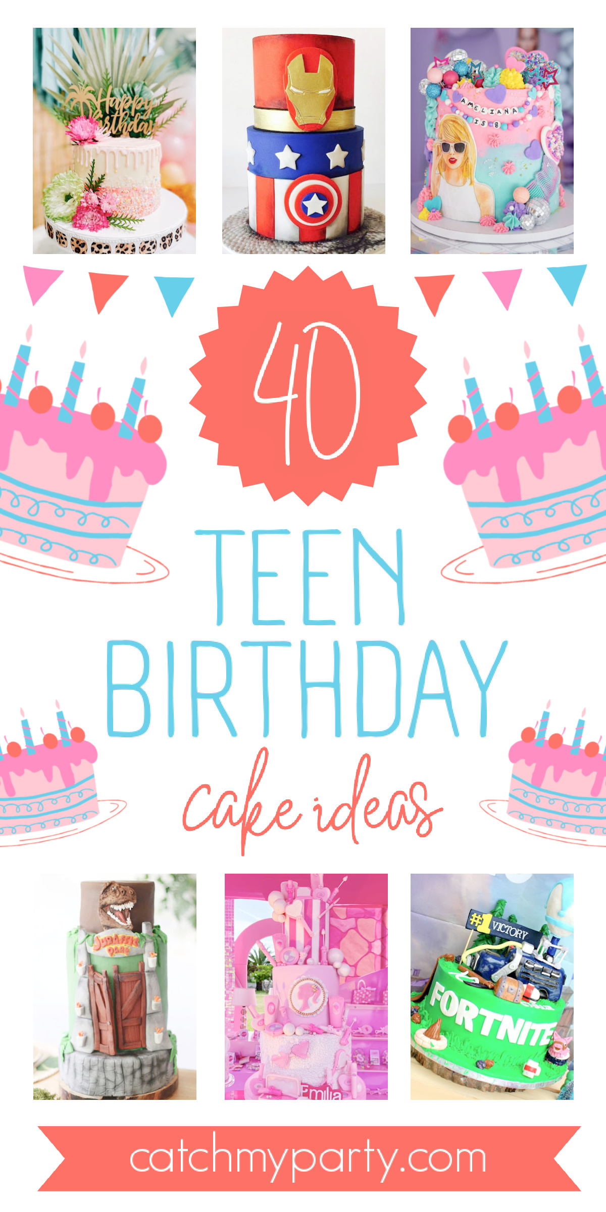 40 Excellent Teen Birthday Cake Ideas!
