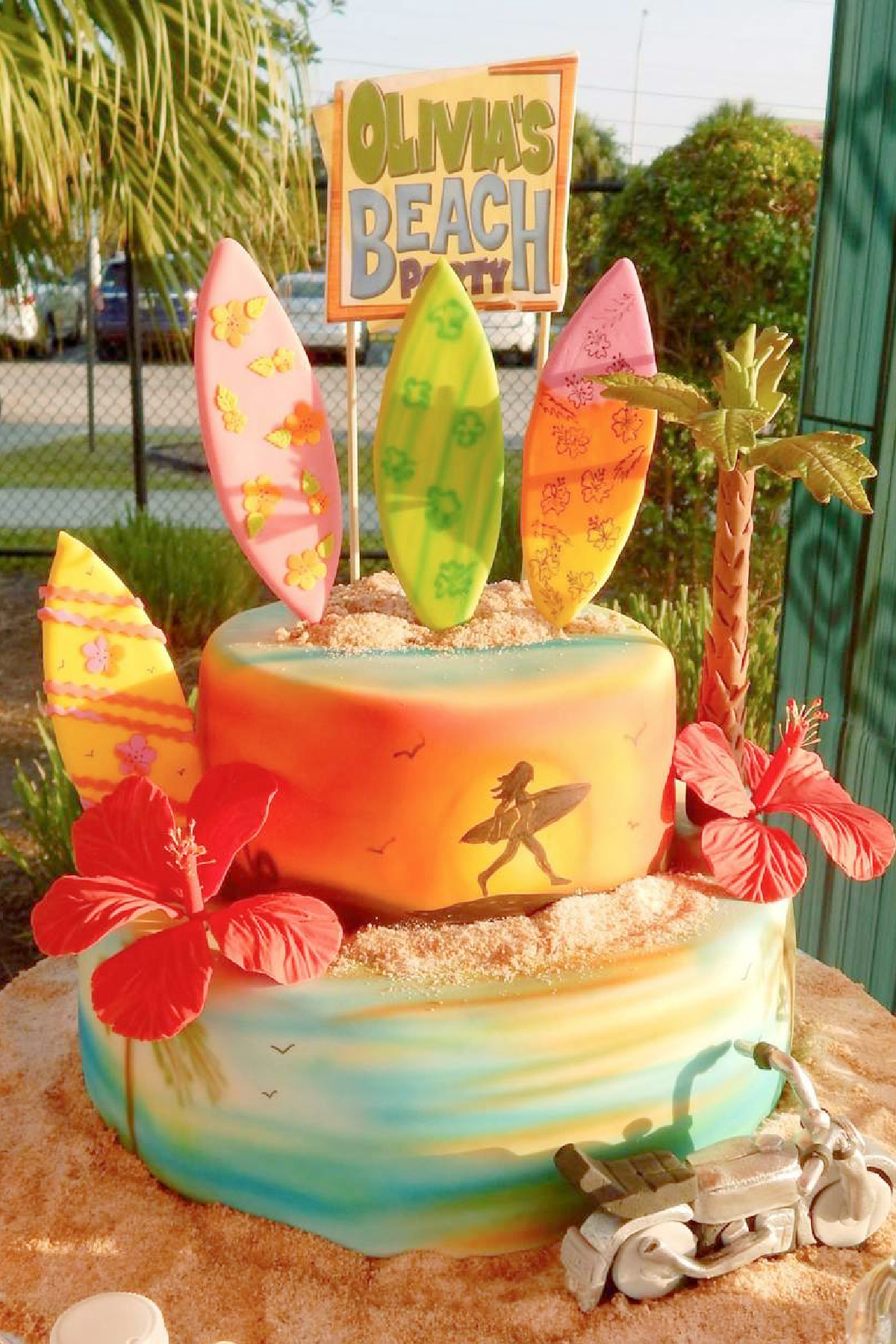 Surf Birthday Cake