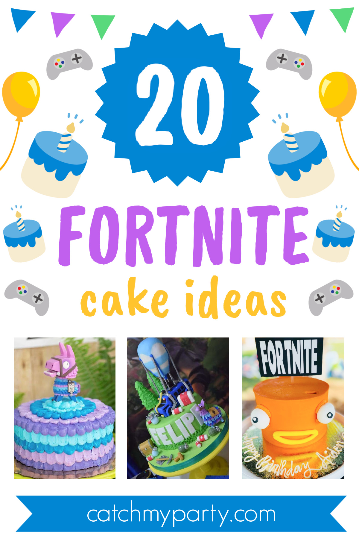 20 Fab Fortnite Cake Ideas!