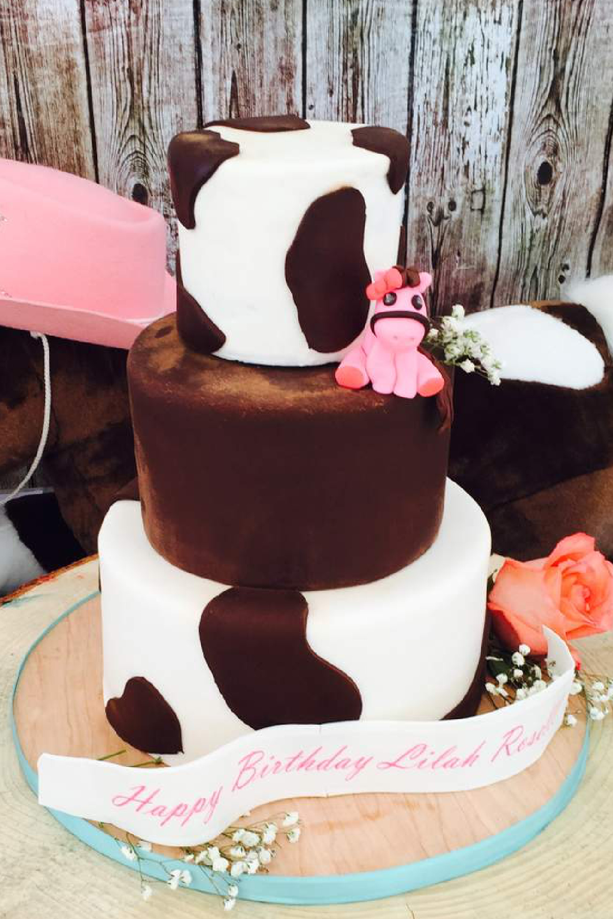 Cowgirl 1st Birthday Cake for Baby Girl Cowgirl 1st Birthday Cake for Baby Girl