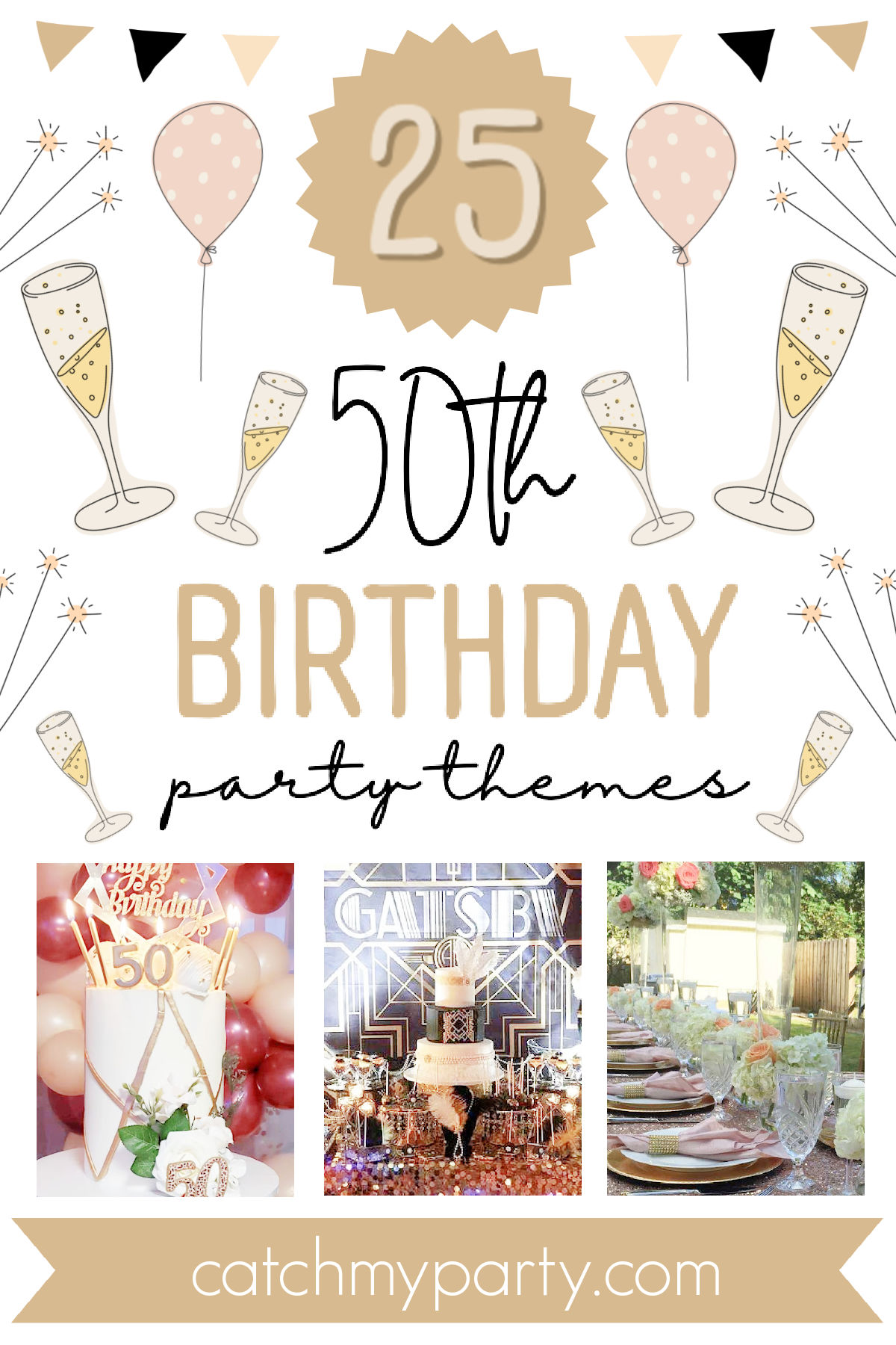 The Best 50th Birthday Party Themes to Remember!