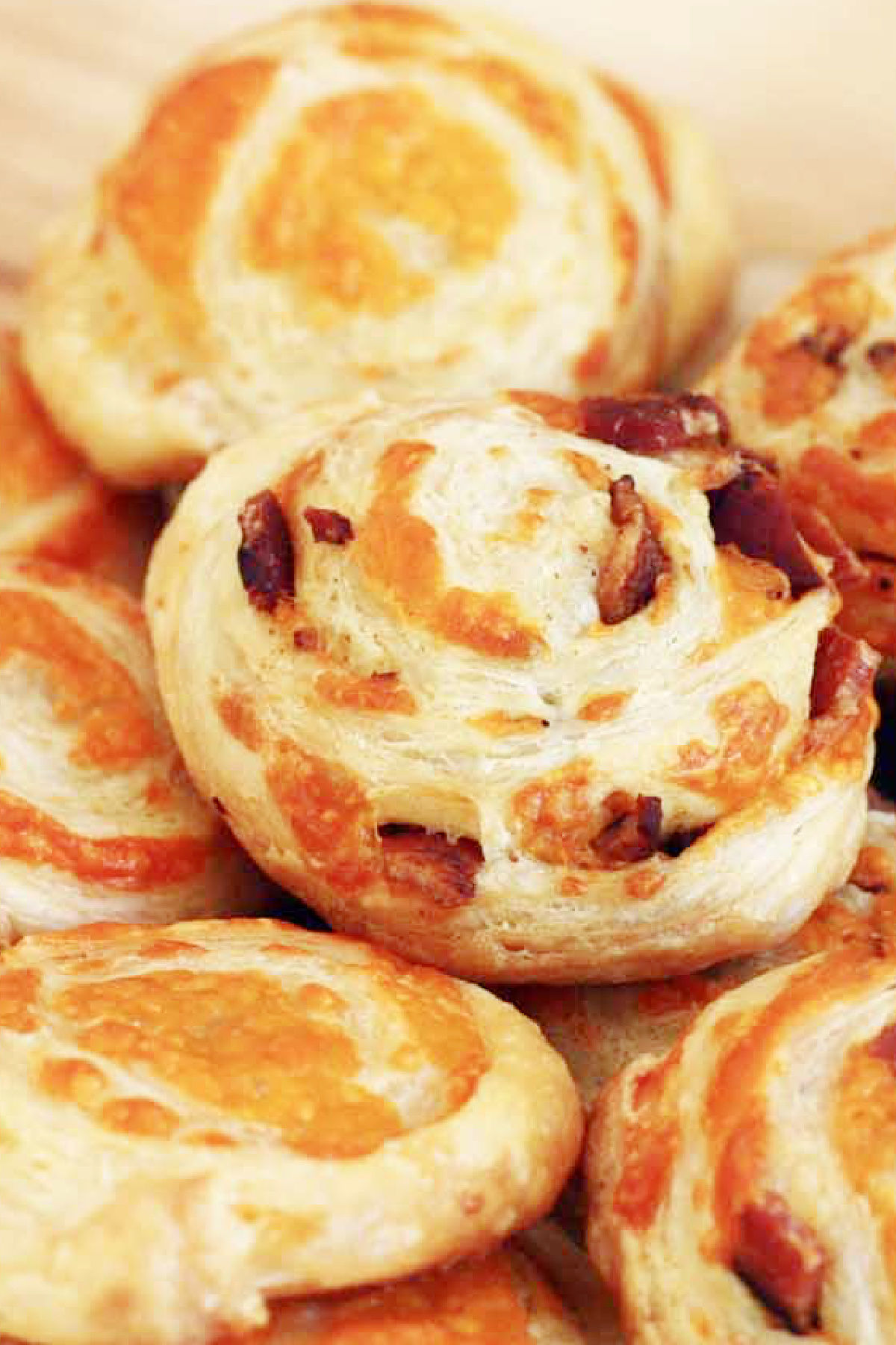 Bacon Cheddar Pinwheels - a tasty and cheap party food idea