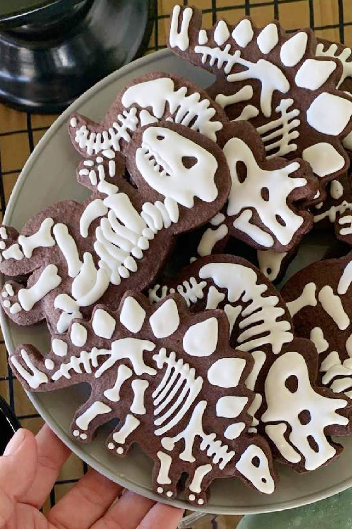 Dinosaur Fossil Bones Cookies