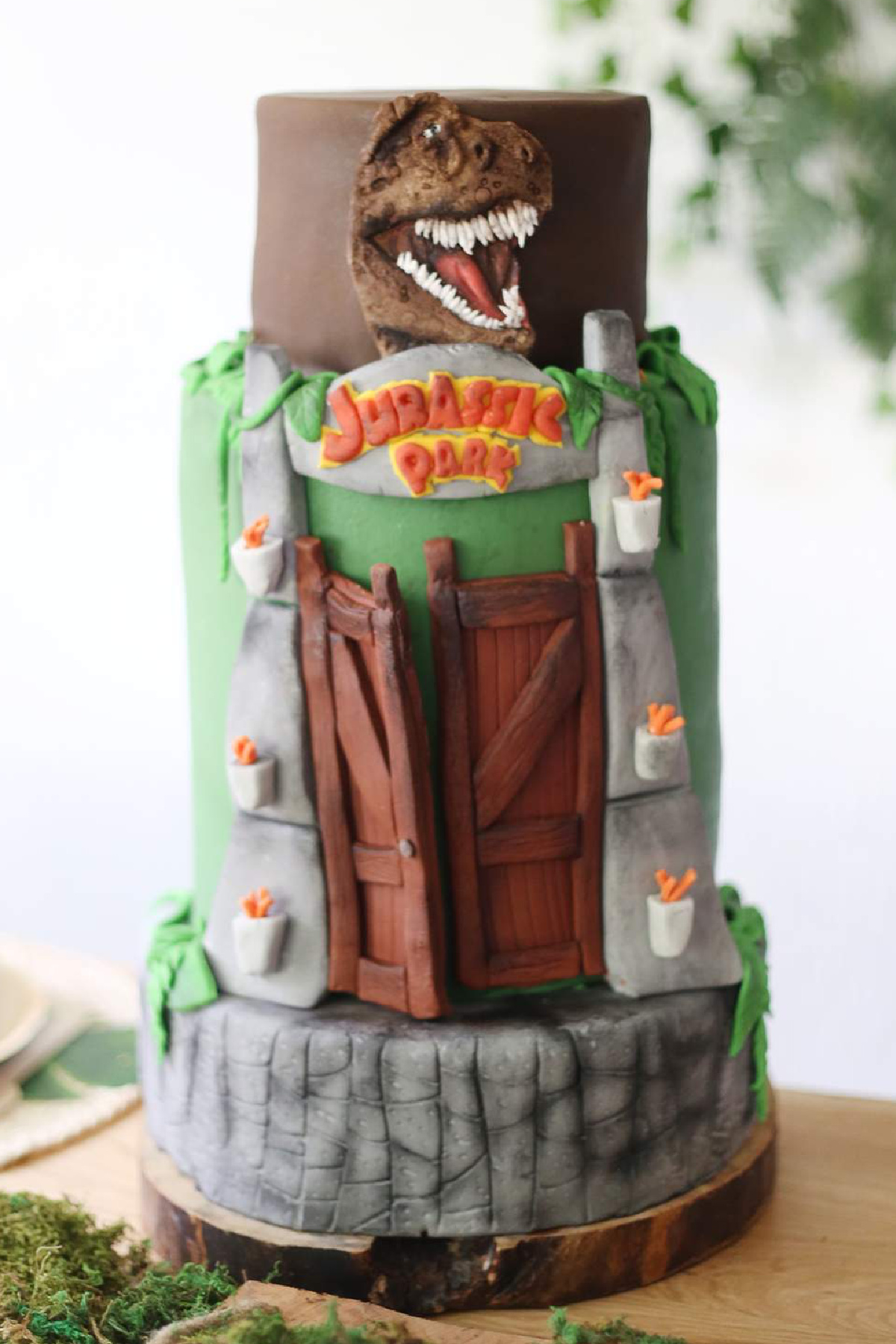 Jurassic Park Birthday Cake