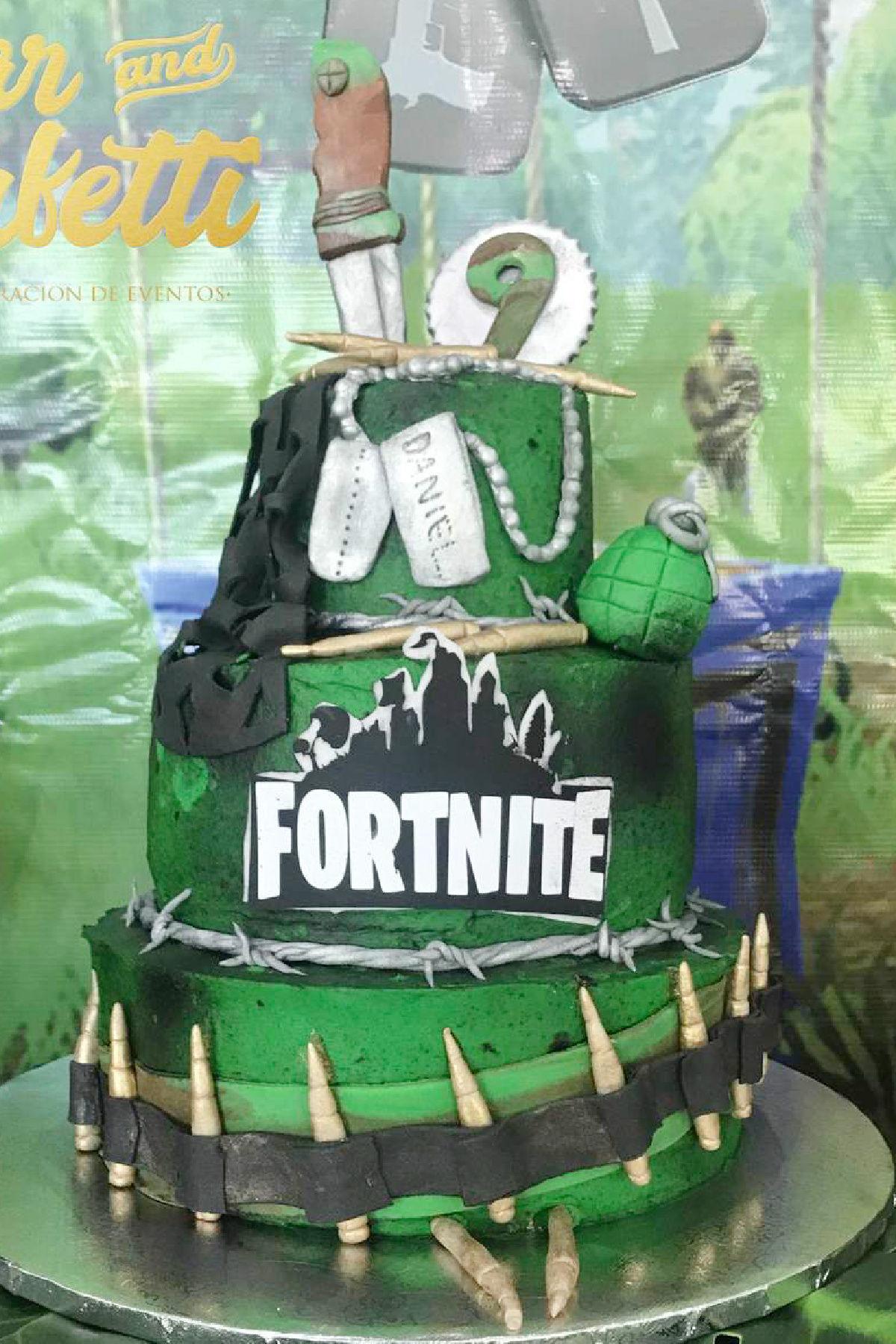 Fortnite Ammo Birthday Cake
