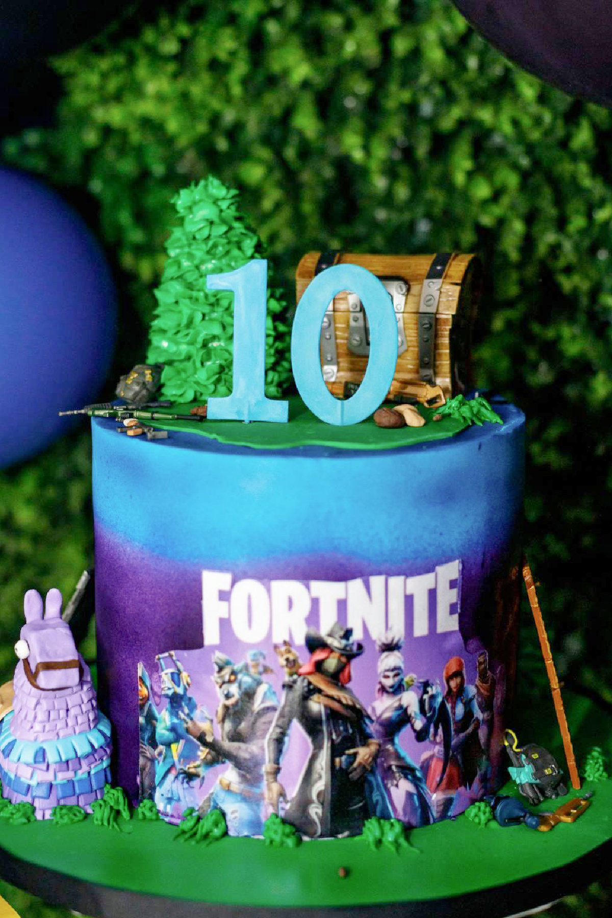 Fortnite Season 6 Birthday Cake