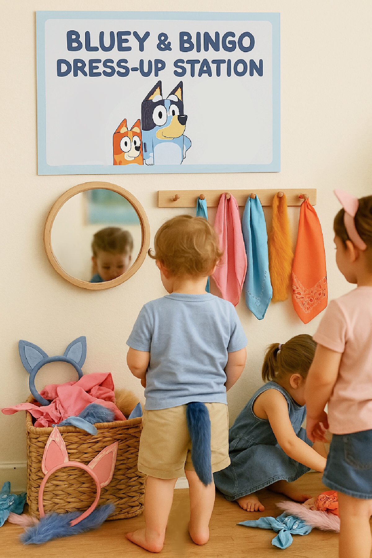 Bluey & Bingo Dress-Up Station