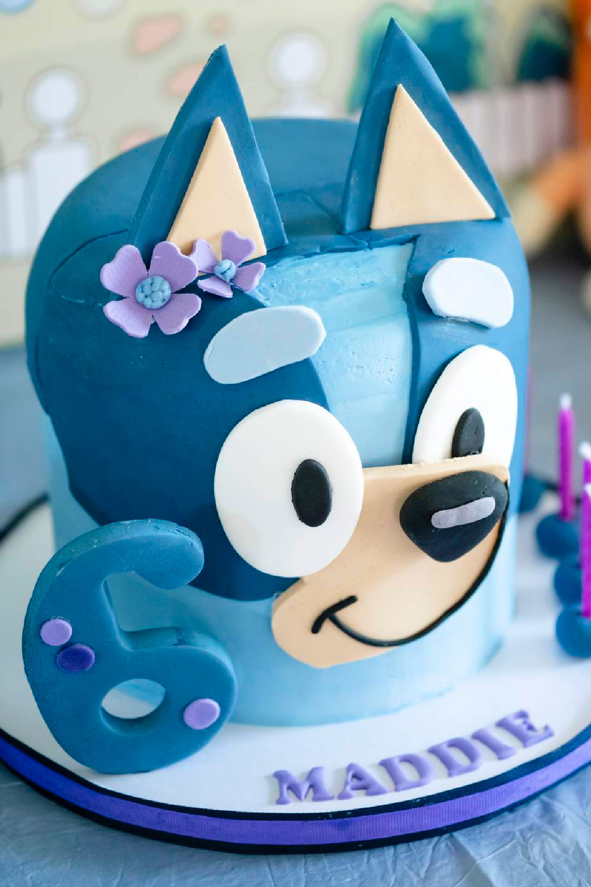 Bluey Birthday Cake