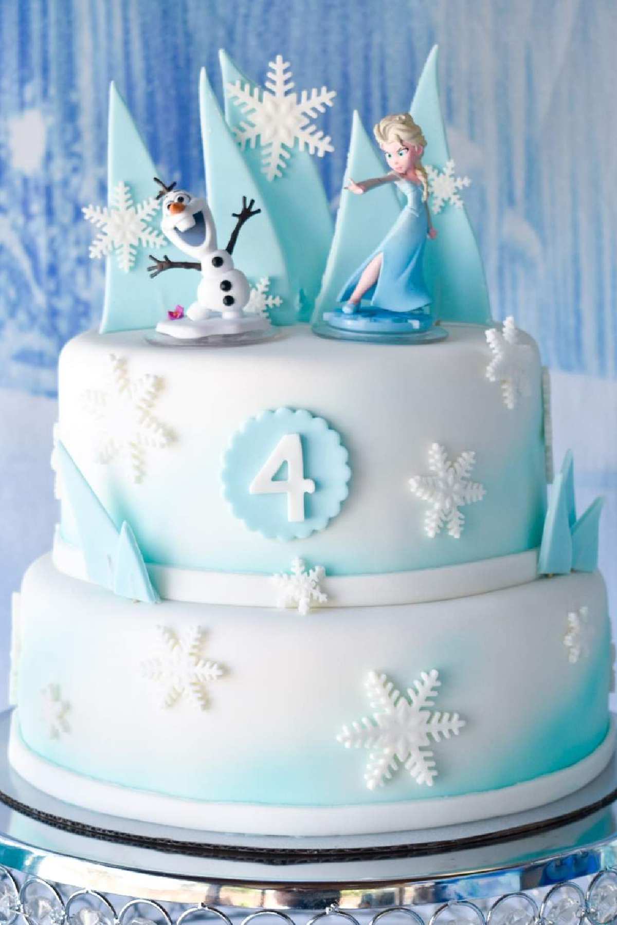 Elsa and Olaf Birthday Cake