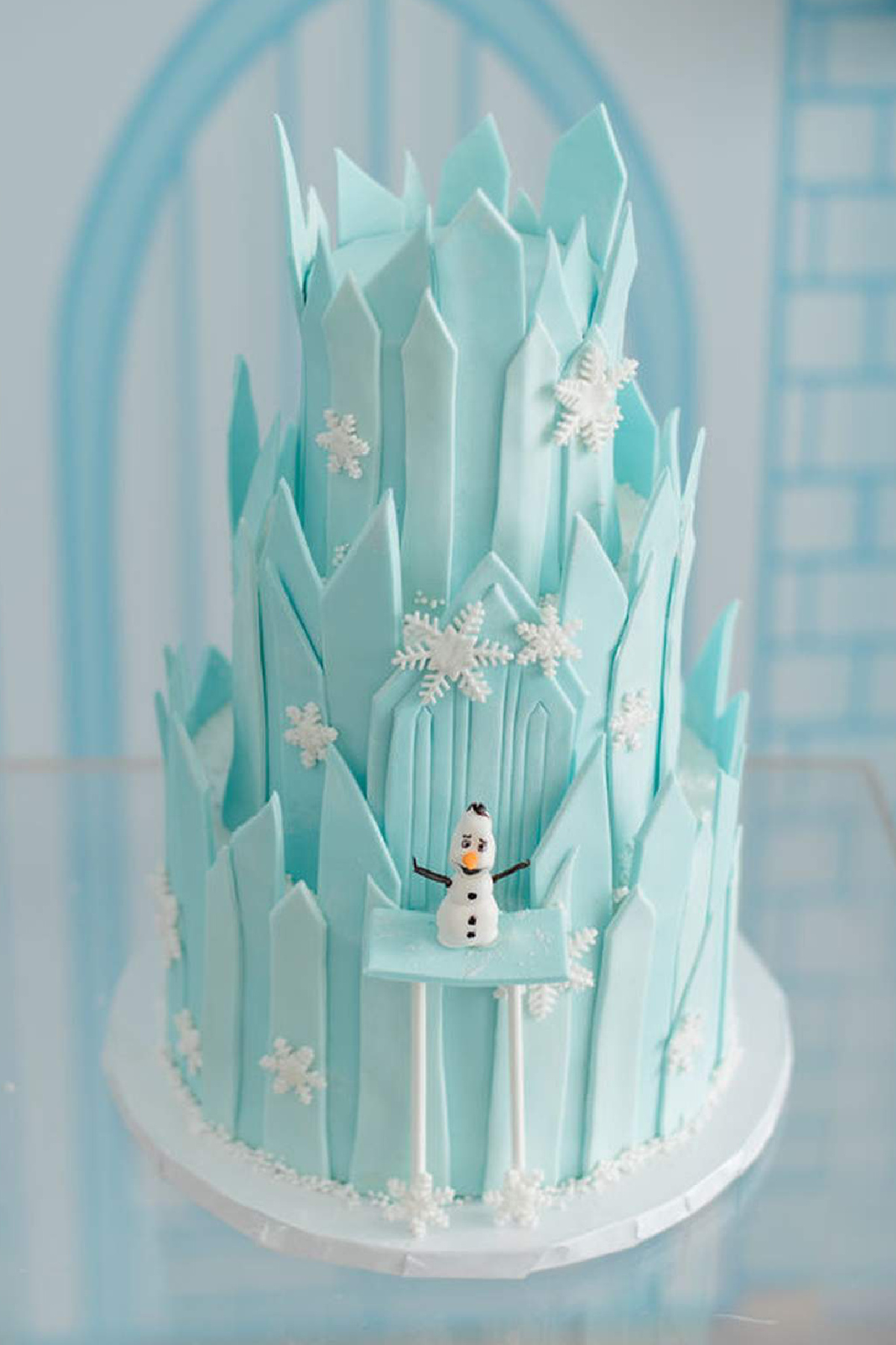 Frozen Castle Birthday Cake