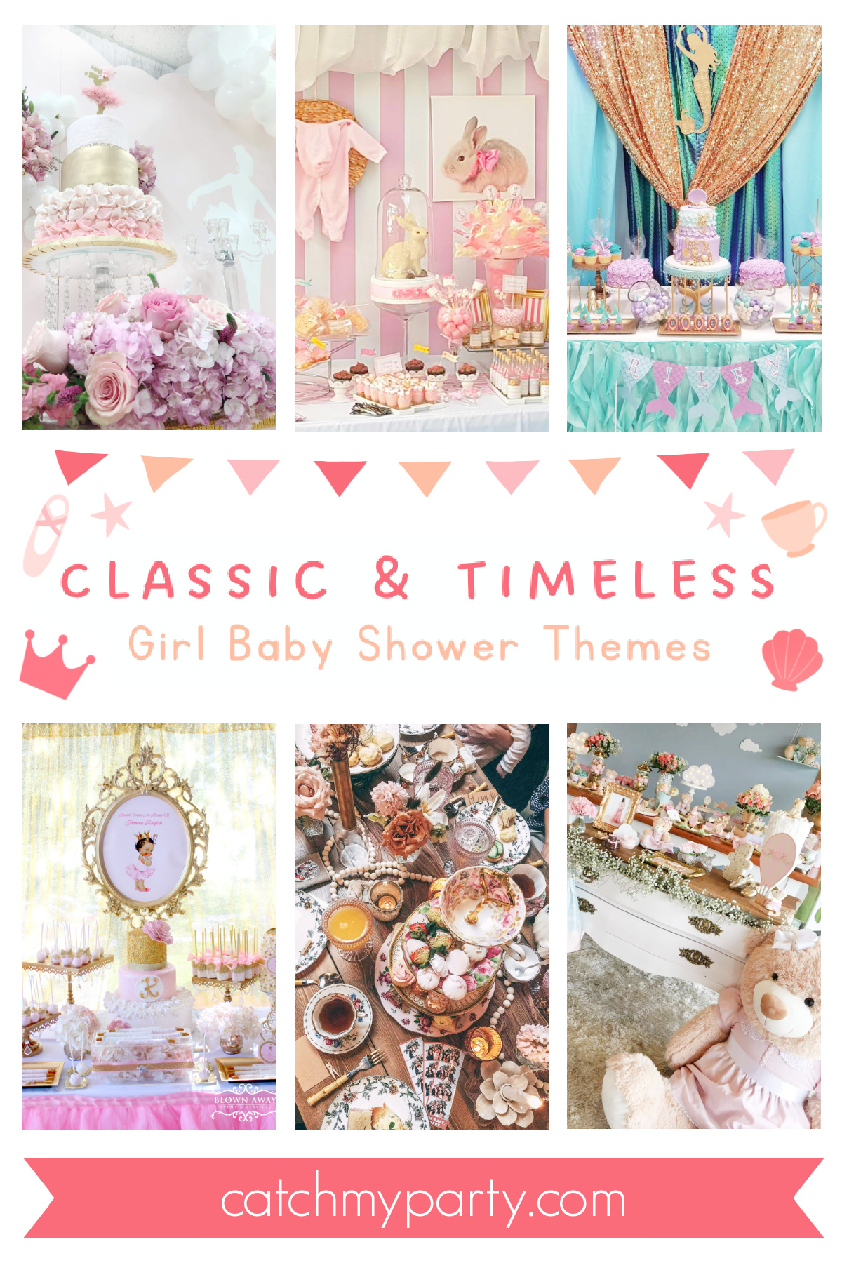 Classic & Timeless Girl Baby Shower Themes Classic & Timeless Girl Baby Shower Themes
