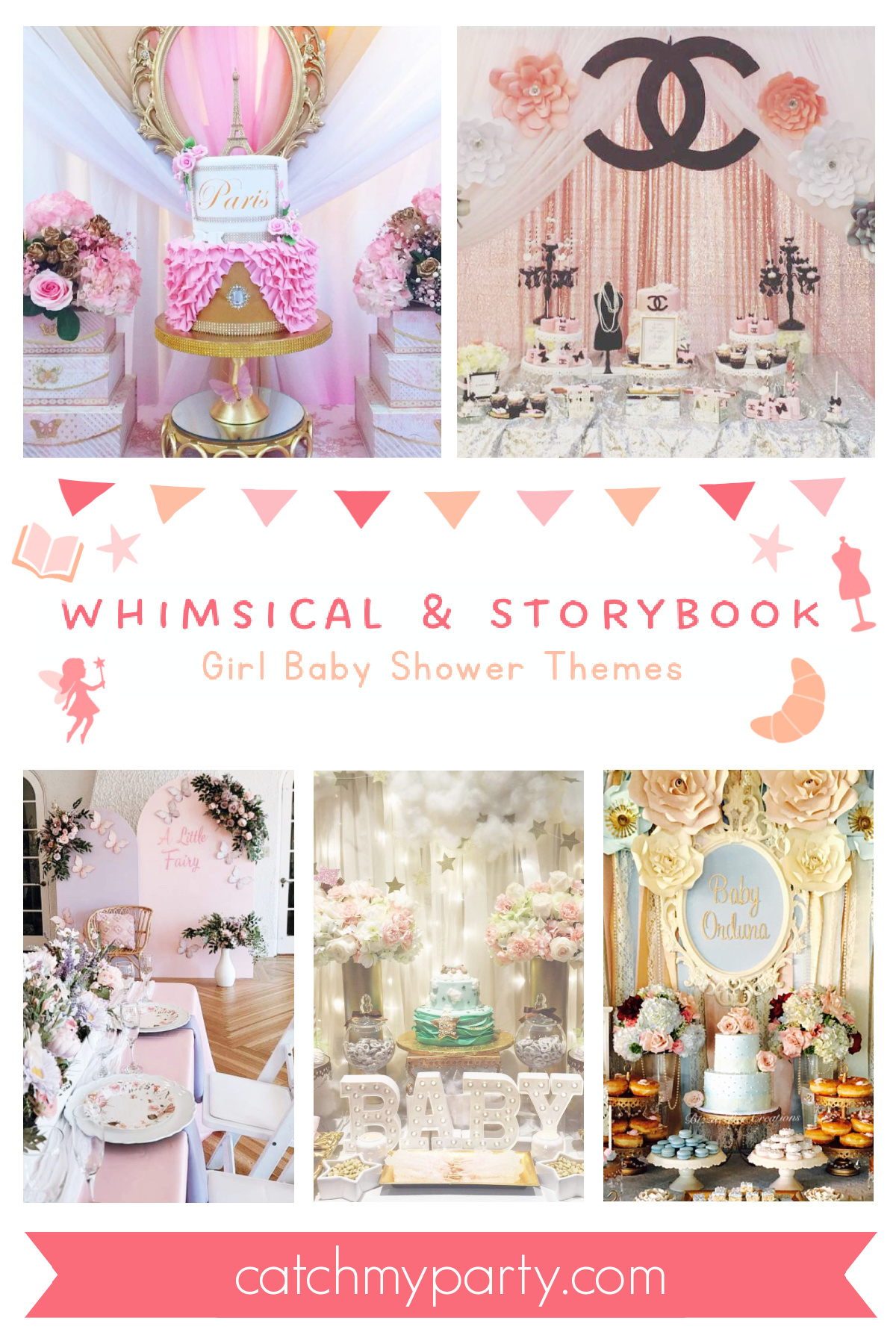 Whimsical & Storybook Girl Baby Shower Themes Whimsical & Storybook Girl Baby Shower Themes