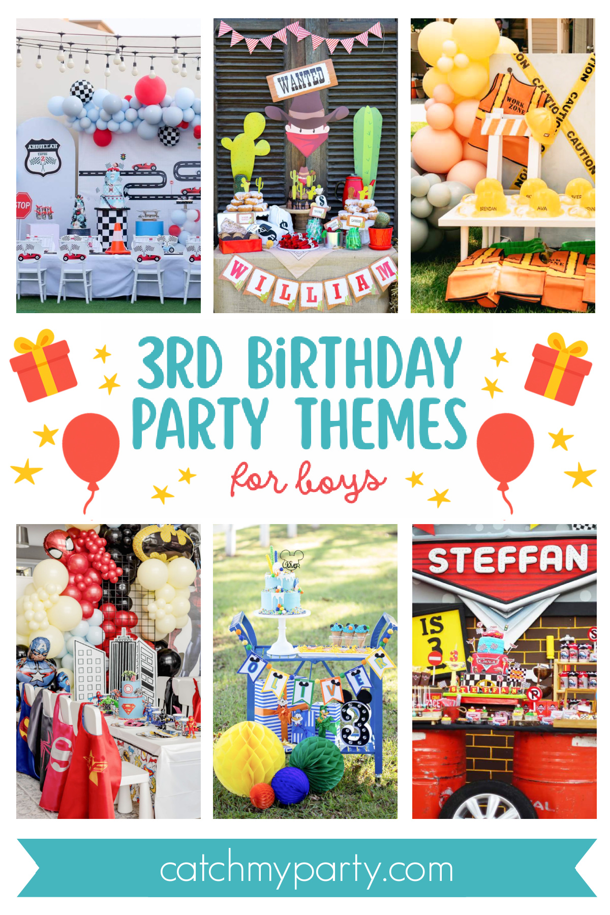 Best 3rd Birthday Party Themes for Boys