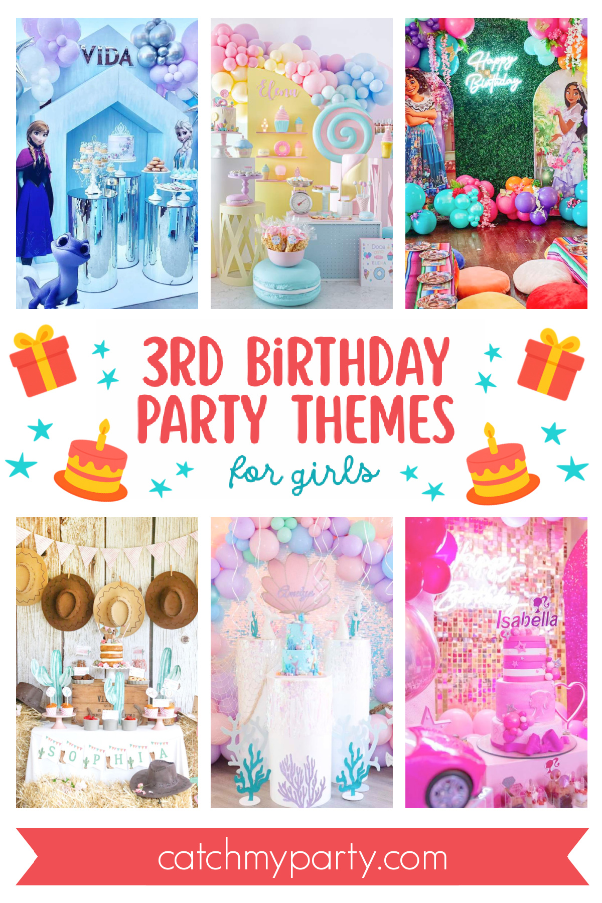 Best 3rd Birthday Party Themes for Girls