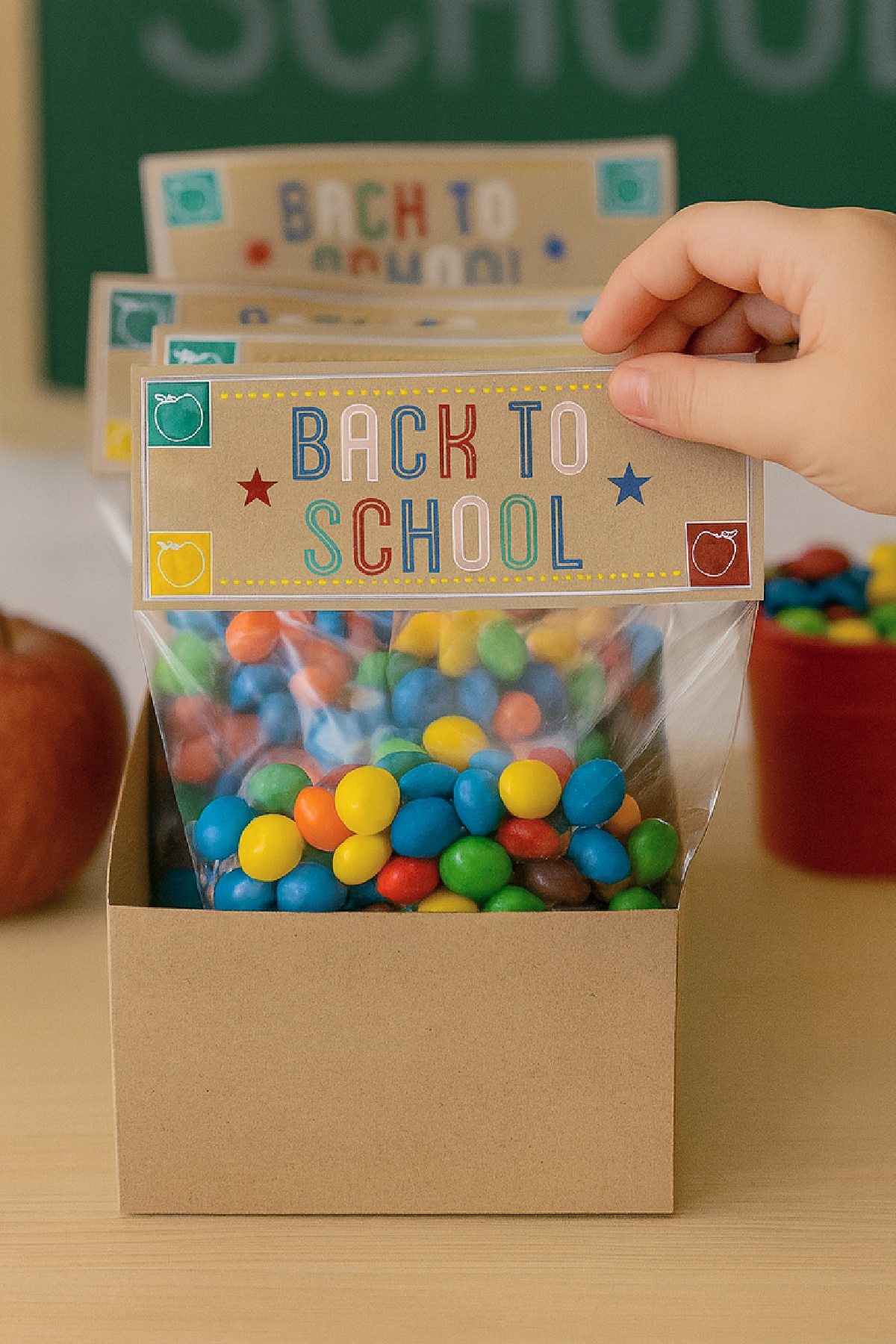 Printable Back to School Treat Toppers Printable Back to School Treat Toppers