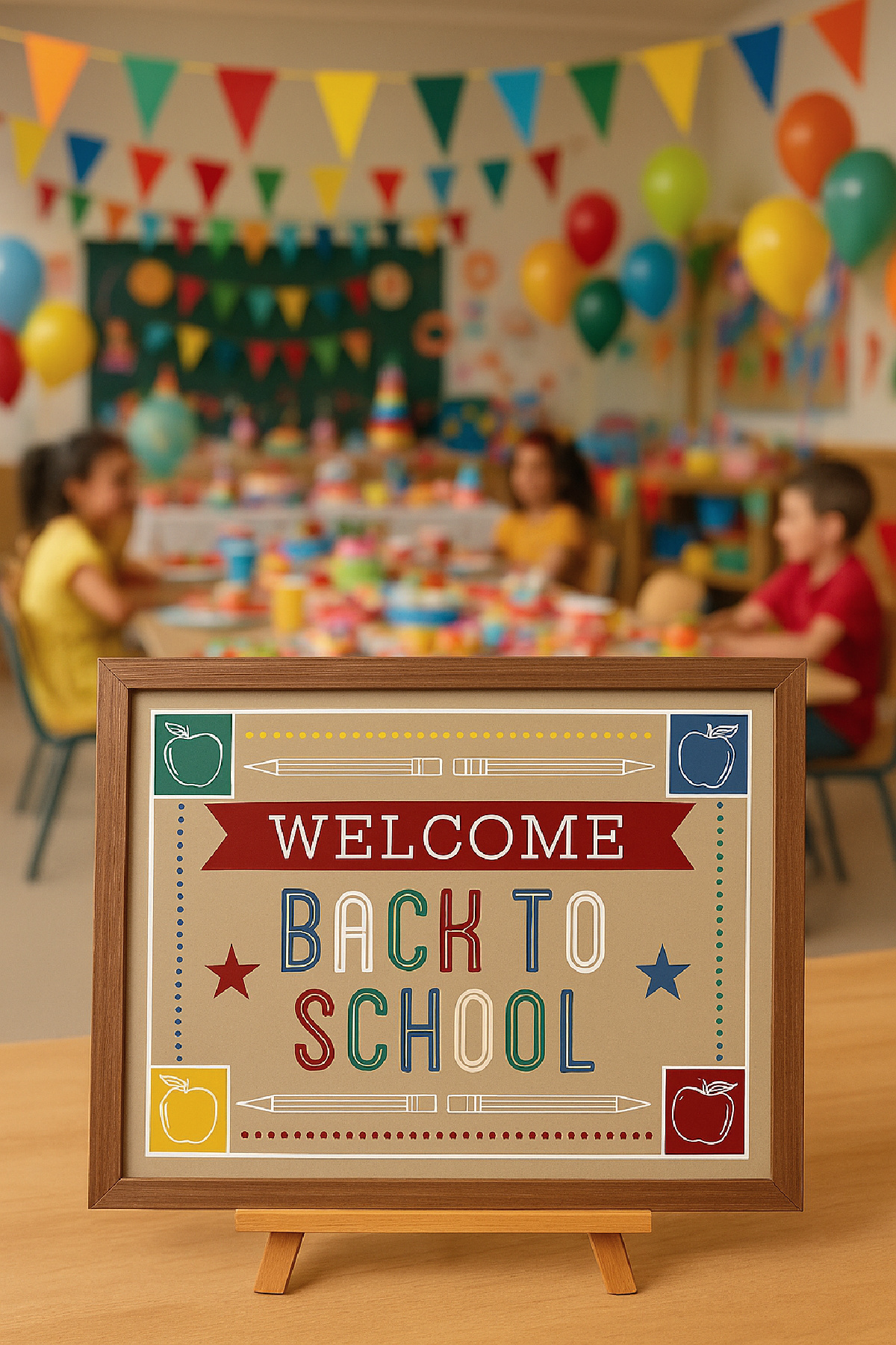 Printable 'Welcome Back To School' Poster Printable 'Welcome Back To School' Poster