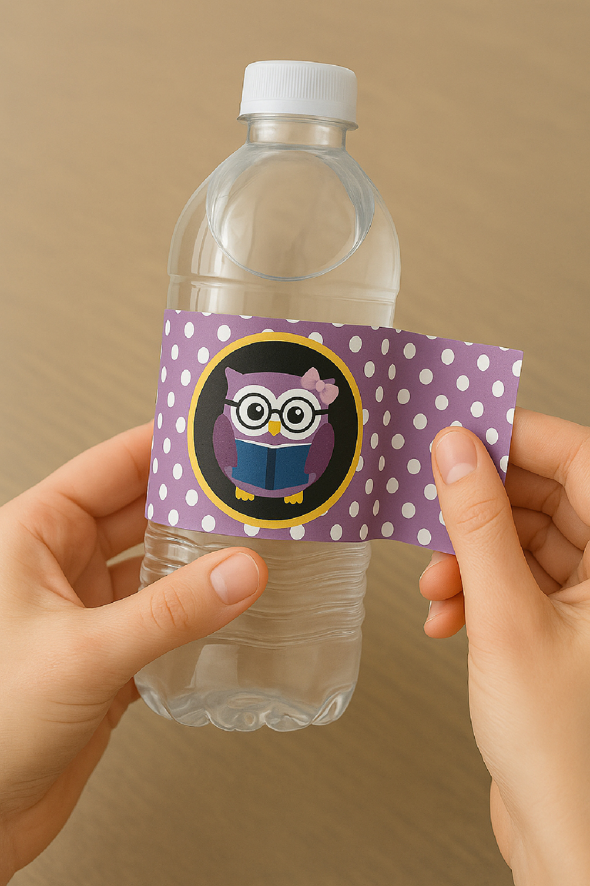 How to Assemble Owl Water Bottle Label How to Assemble Owl Water Bottle Label