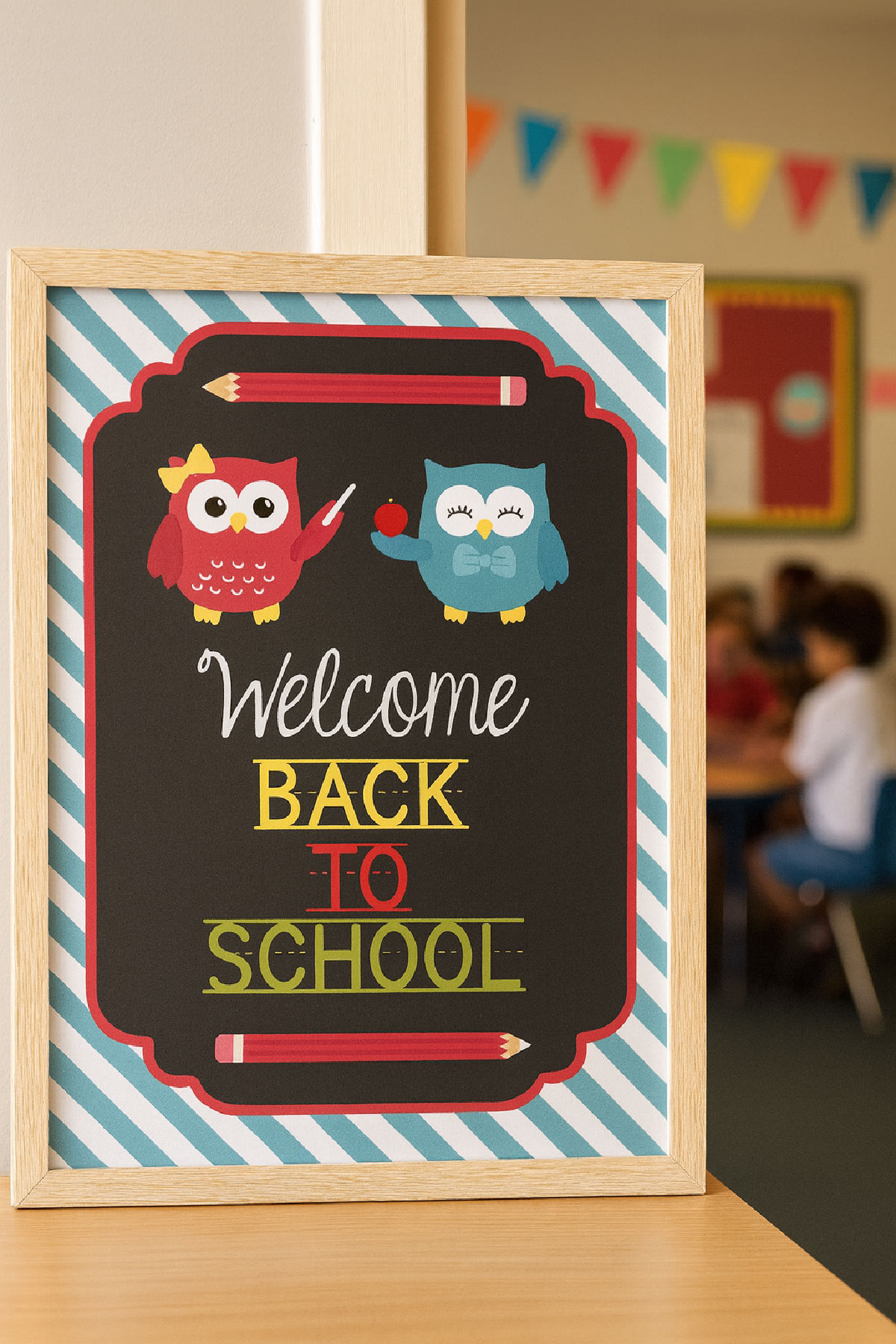 FREE Back to School Owl Welcome Poster Printable FREE Back to School Owl Welcome Poster Printable