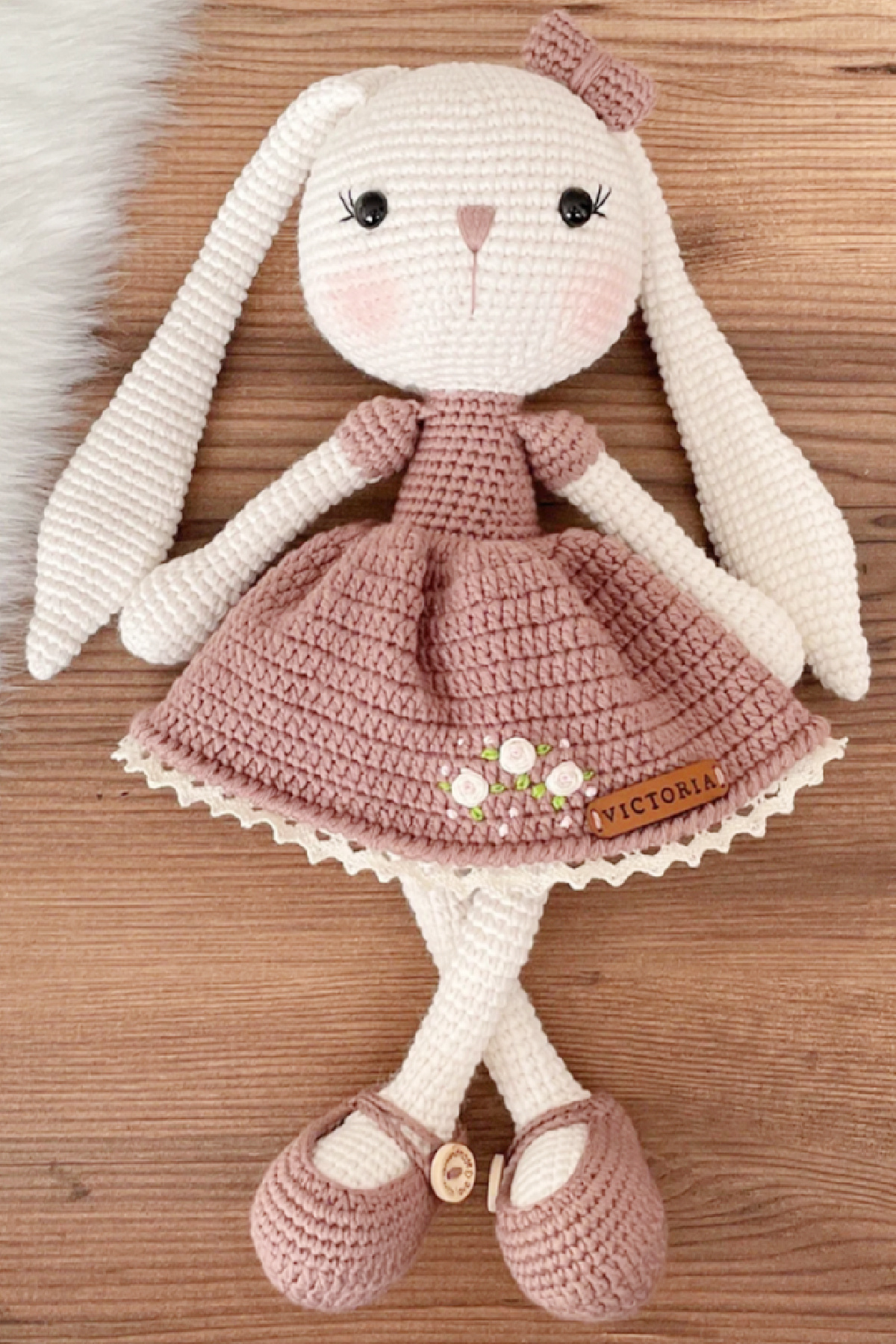 Girl First Birthday Gift Ideas - Crochet bunny doll