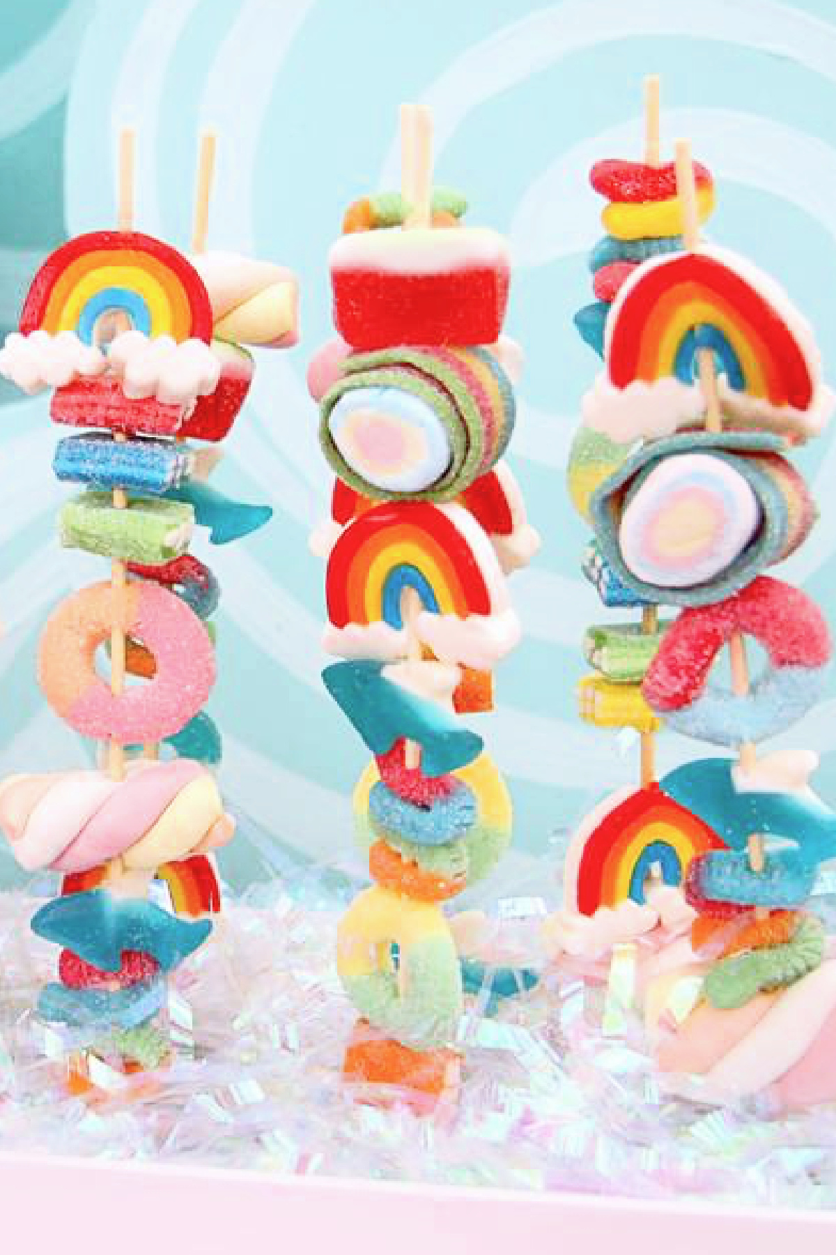 Rainbow Candy Skewers