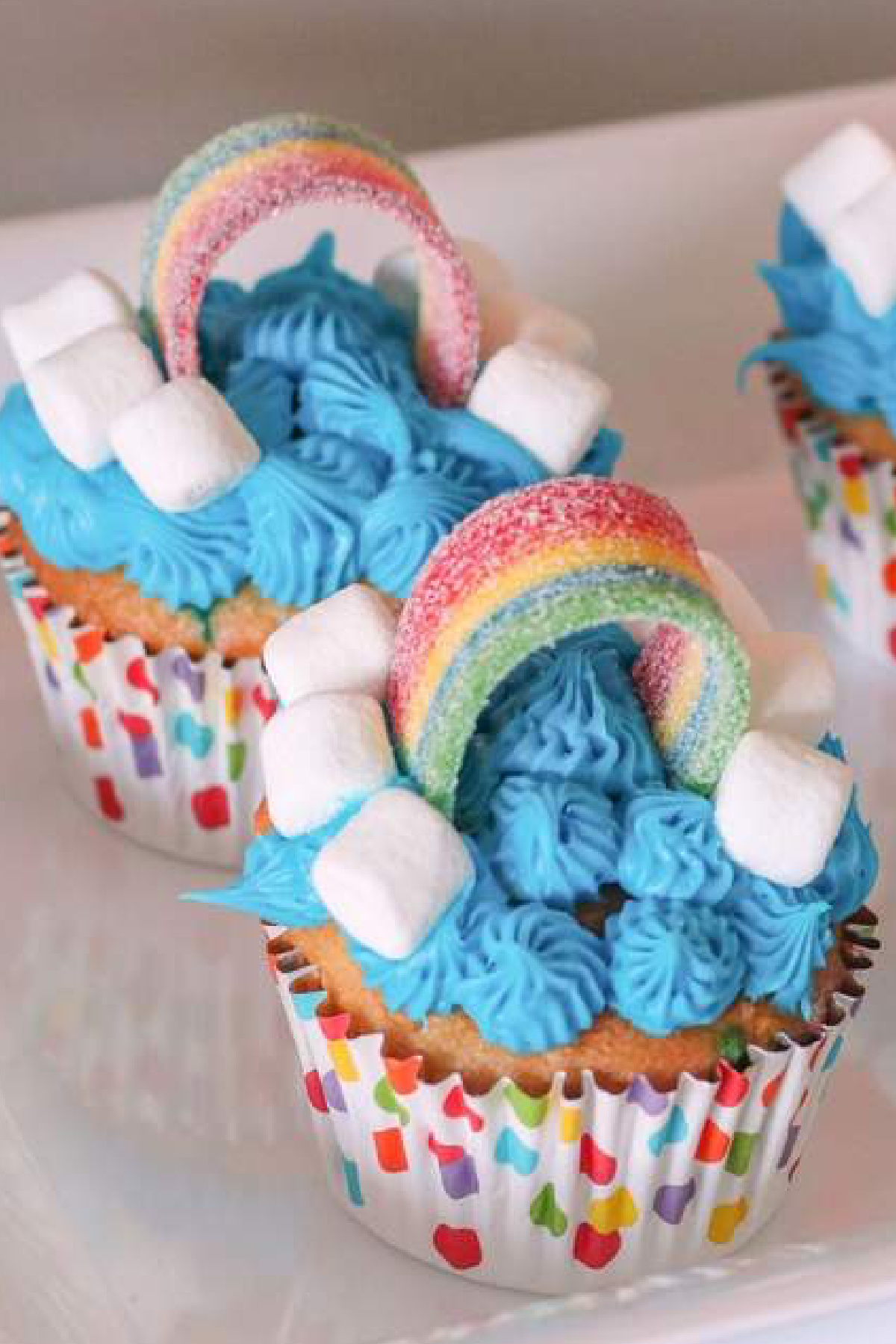 Rainbow Cupcakes