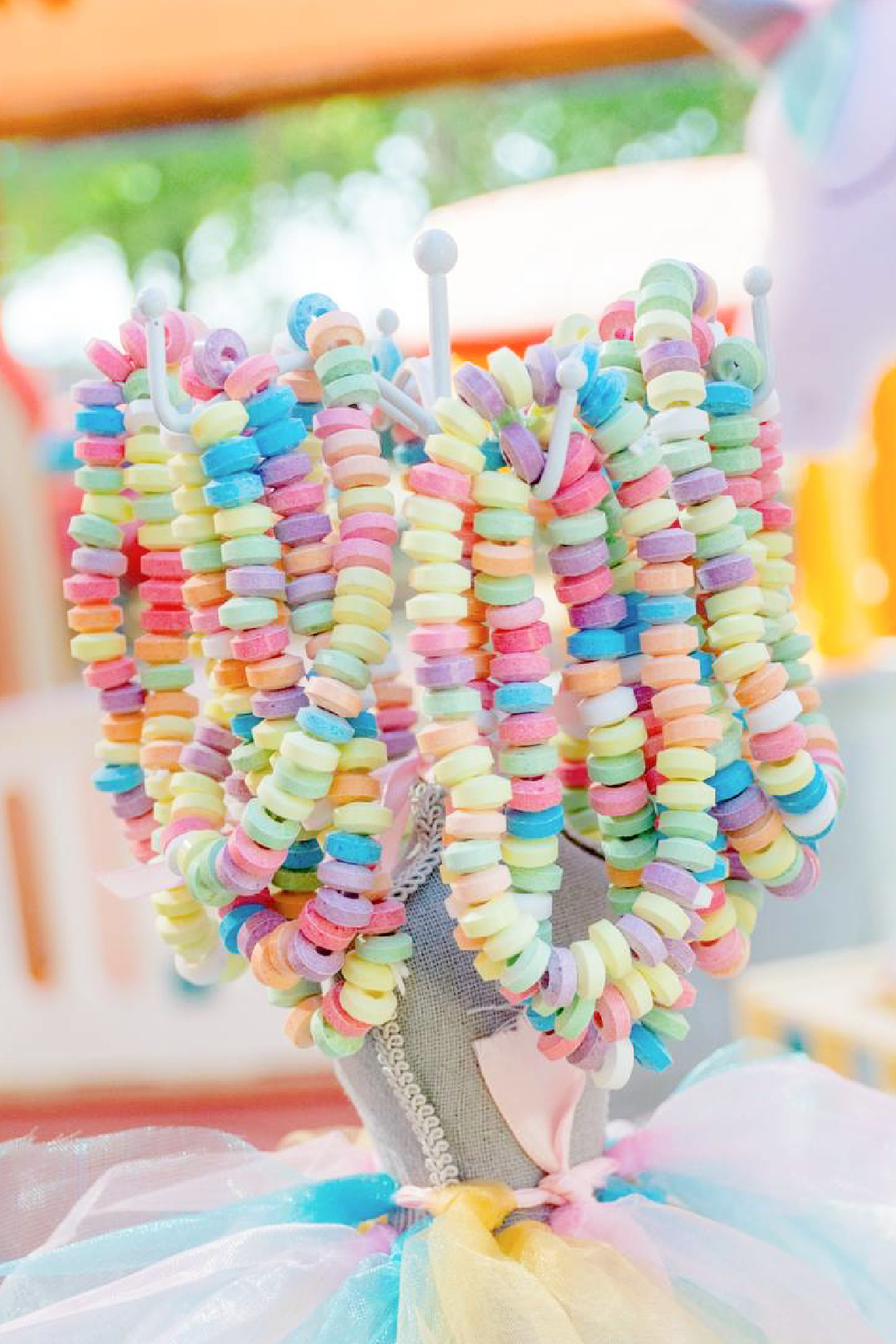 Rainbow Party Favor Candy Bracelets